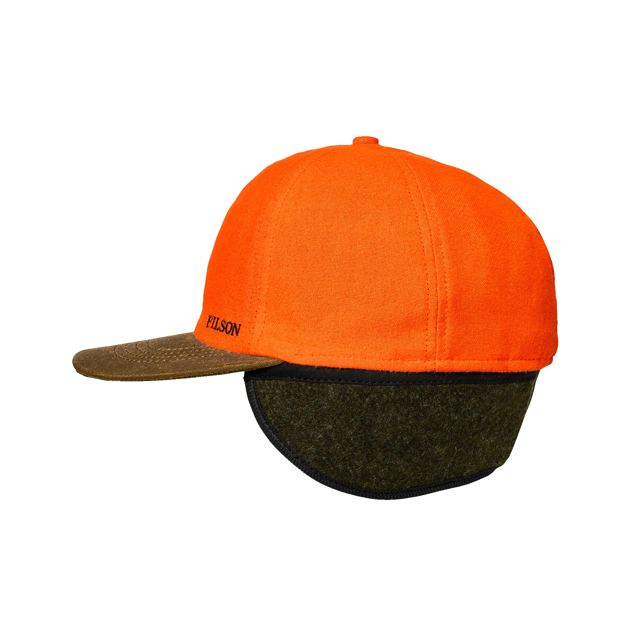 Insulated Blaze/tin Cloth Cap - Desert Tan/blaze Orange sold by Filson product image thumbnail 3