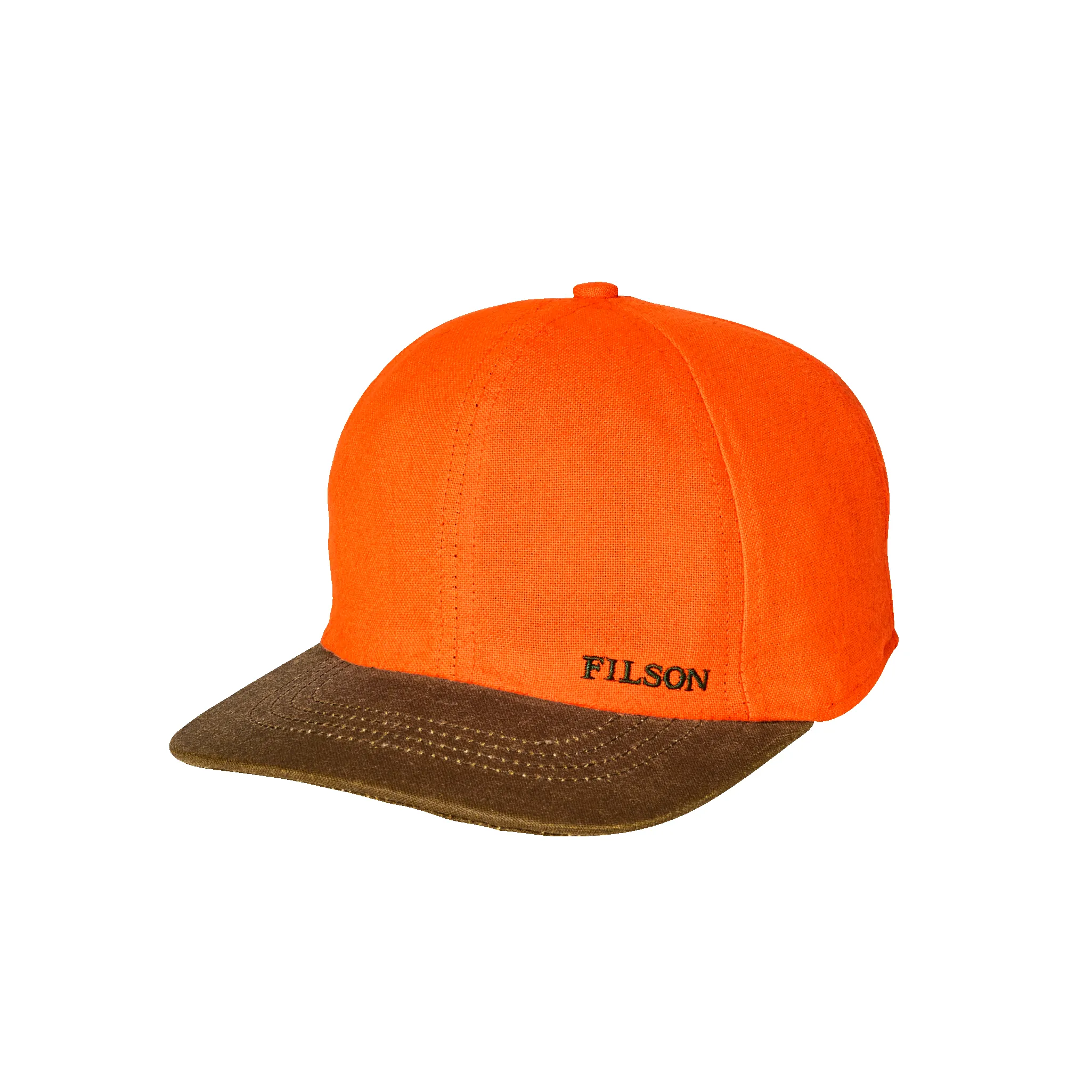 Insulated Blaze/tin Cloth Cap - Desert Tan/blaze Orange sold by Filson