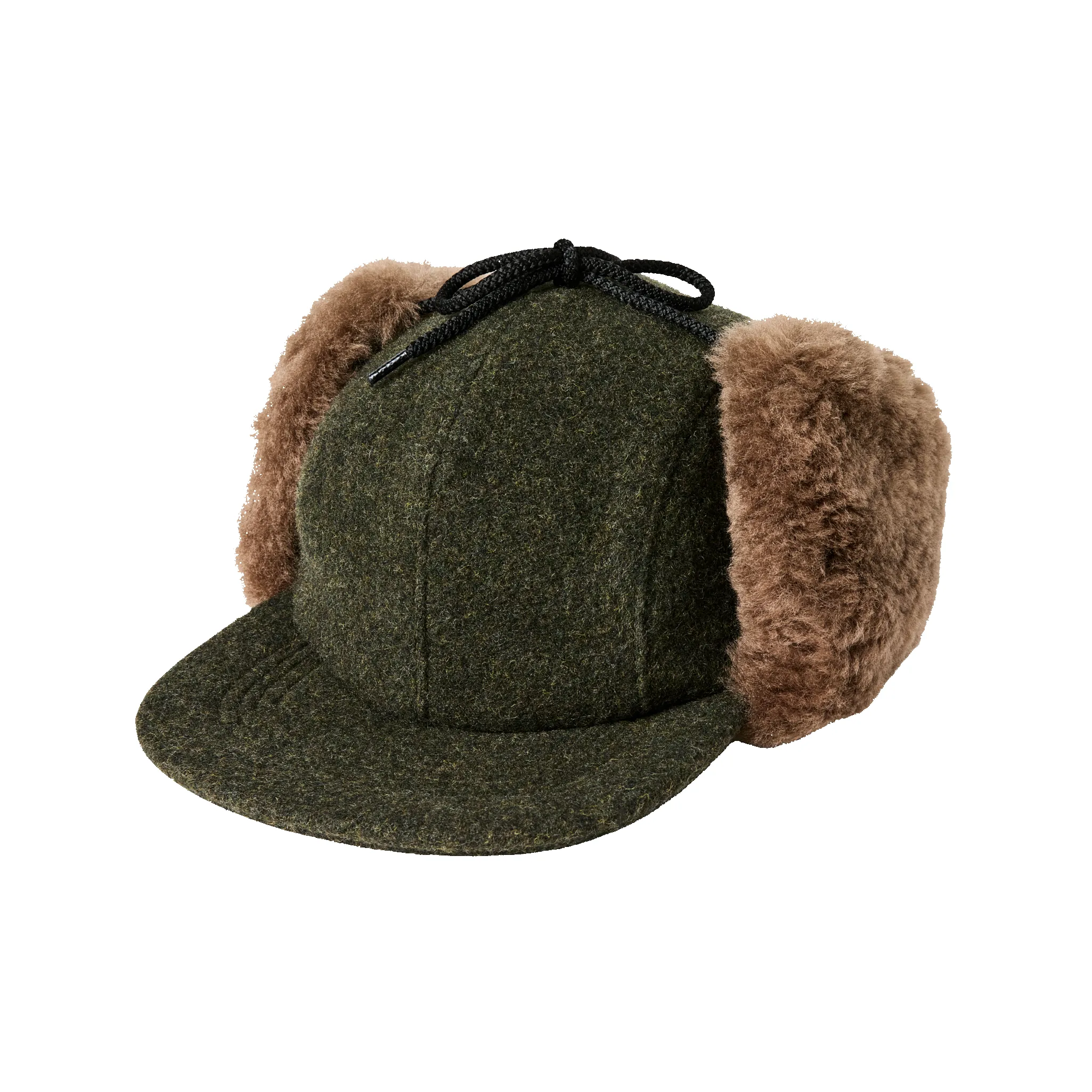 Double Mackinaw Wool Cap - Forest Green / Acorn sold by Filson