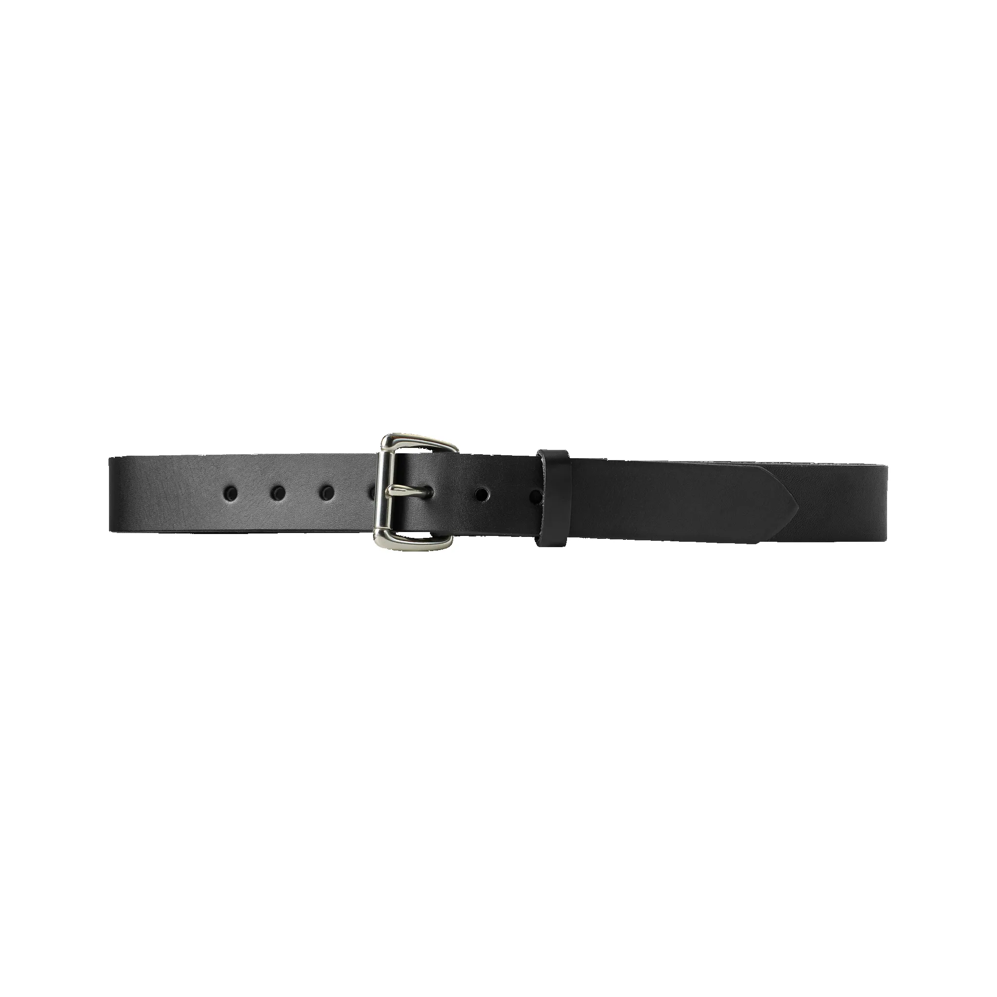 1.25" Bridle Leather Belt - Black sold by Filson