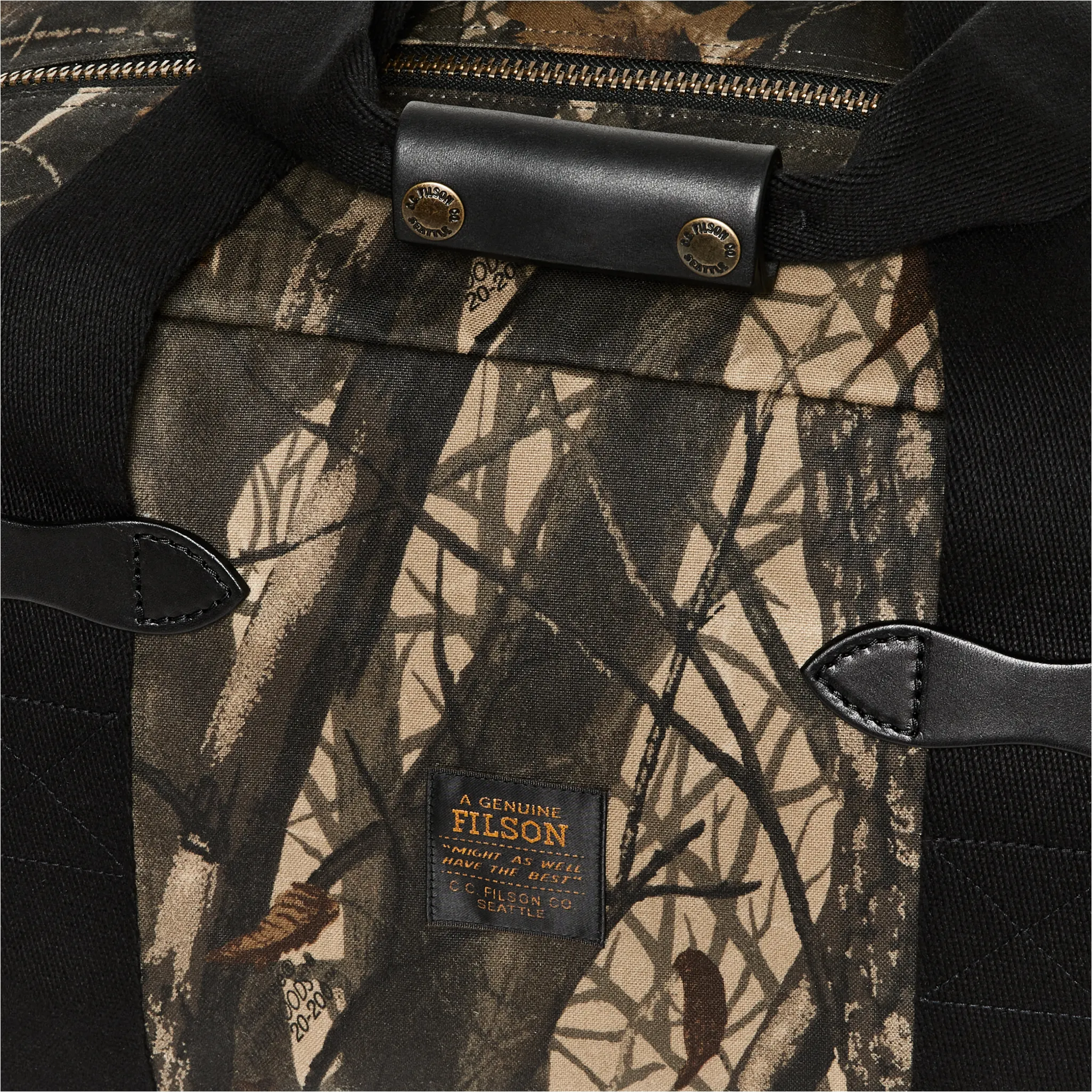 Small Tin Cloth Duffle Bag - Realtree Hardwoods Camo sold by Filson product image thumbnail 5