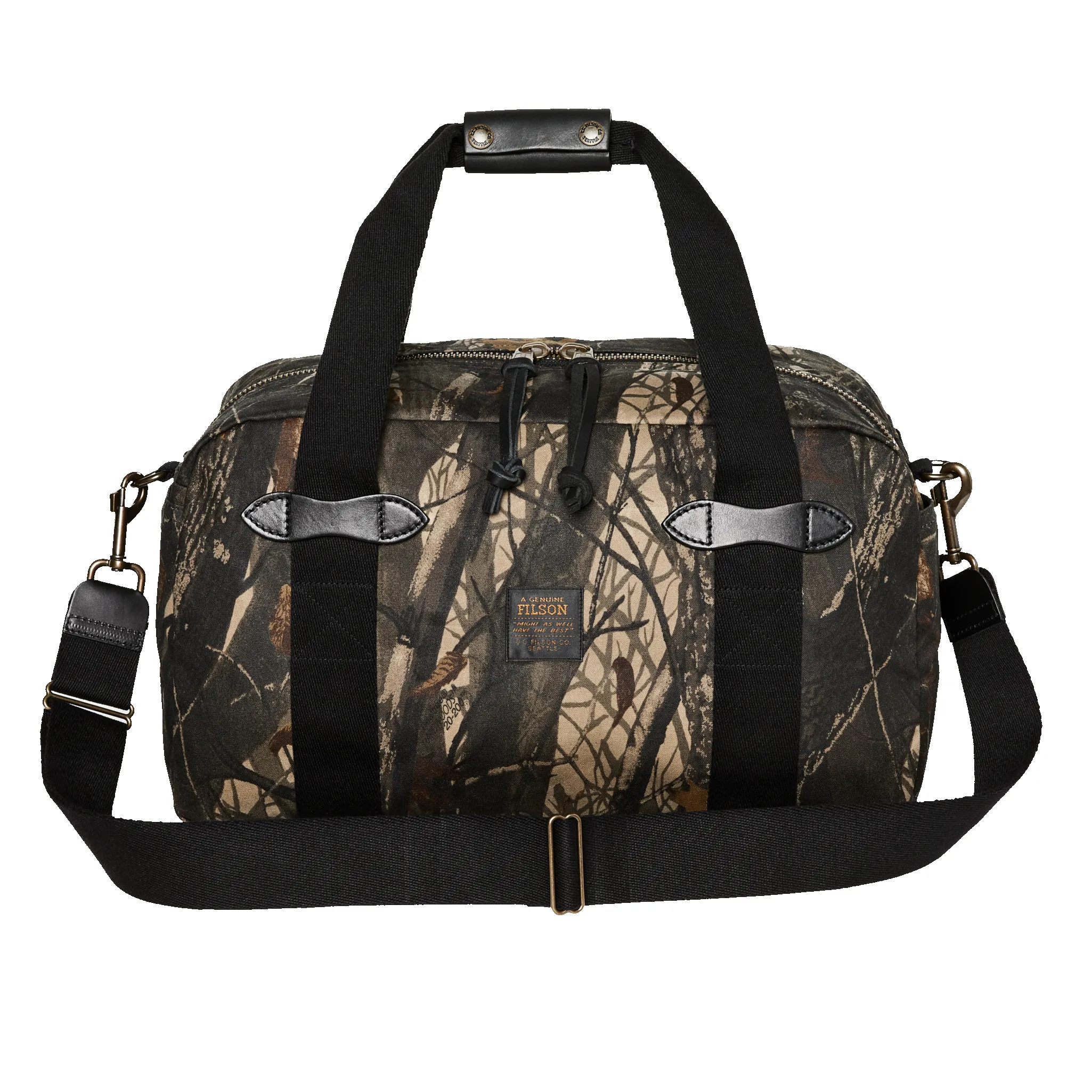 Small Tin Cloth Duffle Bag - Realtree Hardwoods Camo sold by Filson