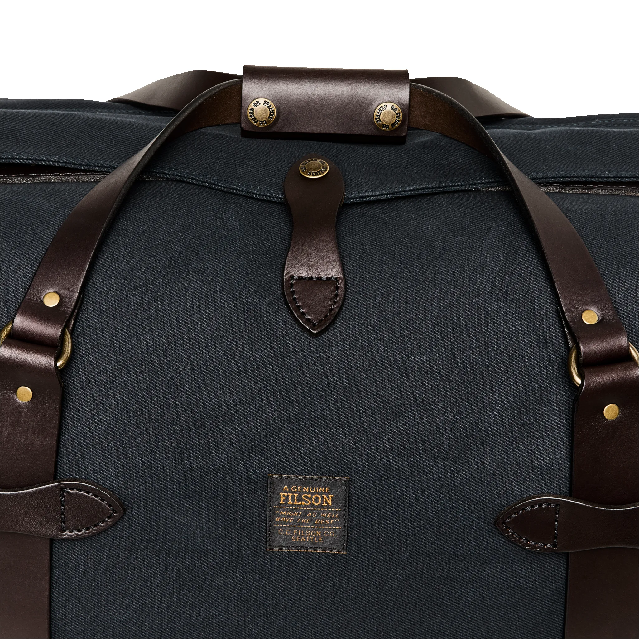 Medium Rugged Twill Duffle Bag - Navy sold by Filson product image thumbnail 5