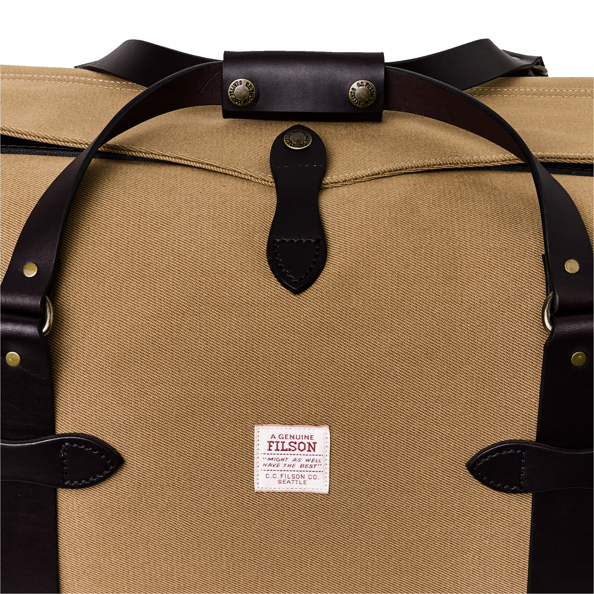 Medium Rugged Twill Duffle Bag - Tan sold by Filson product image thumbnail 5