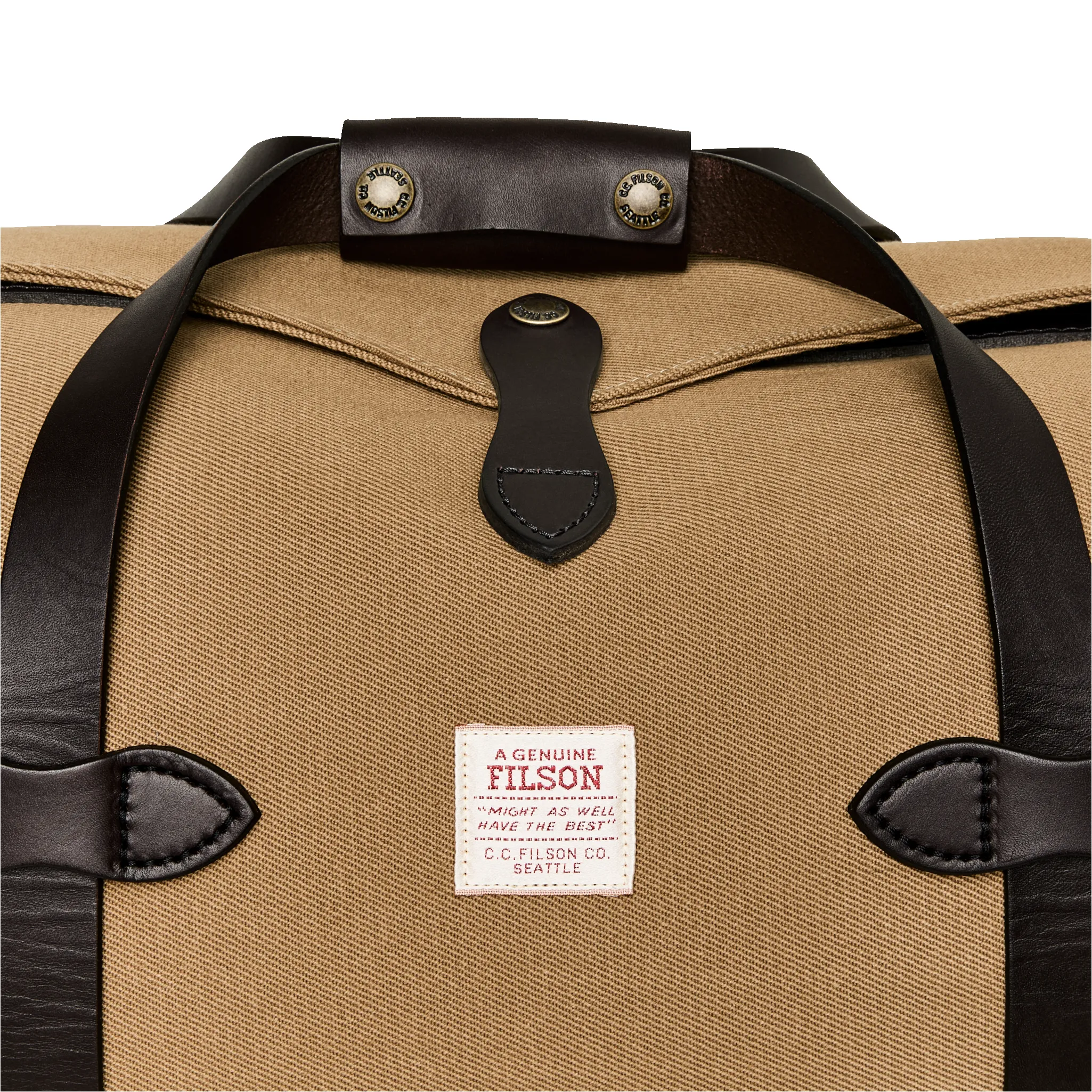 Small Rugged Twill Duffle Bag - Tan sold by Filson product image thumbnail 4