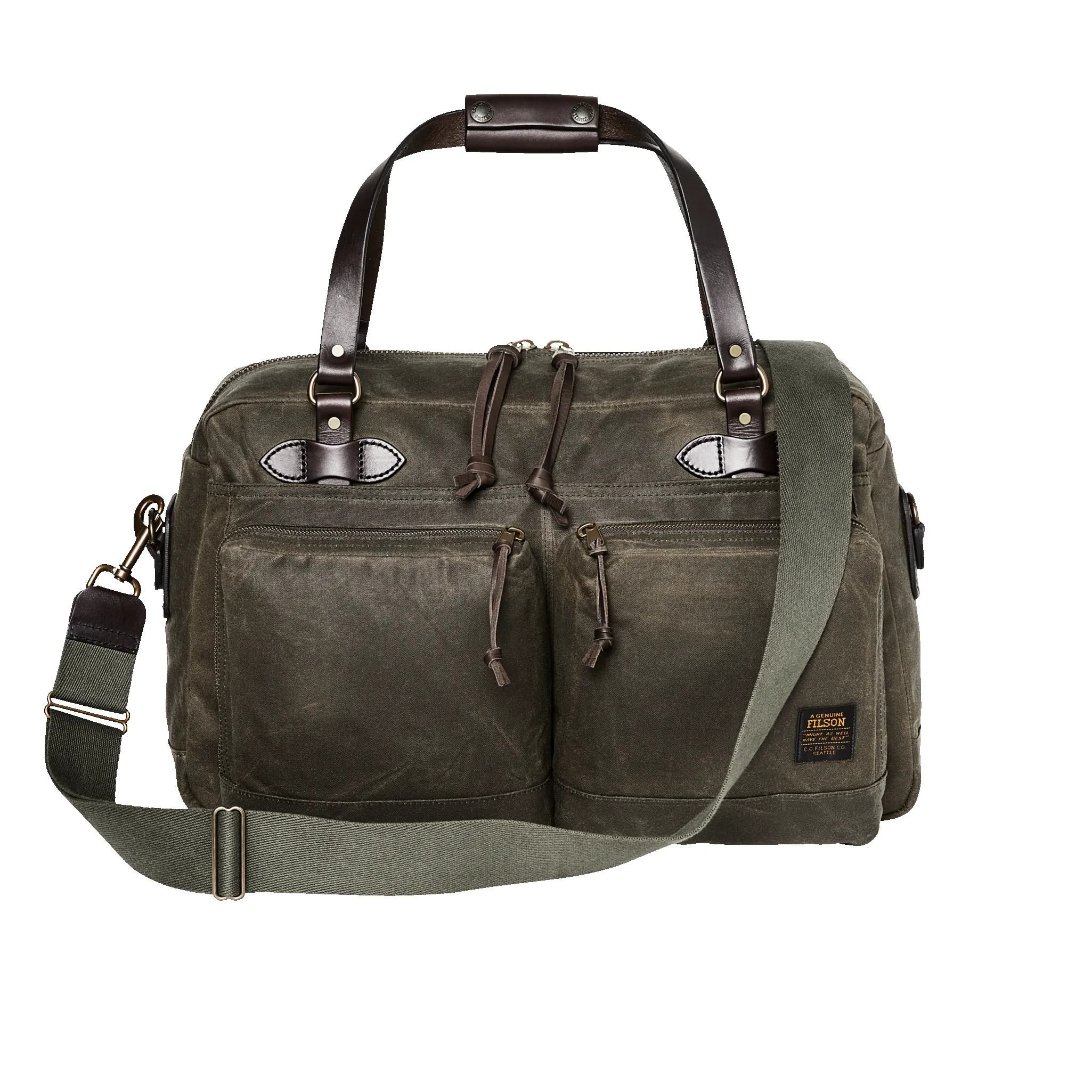 48 Hour Tin Cloth Duffle Bag - Otter Green sold by Filson