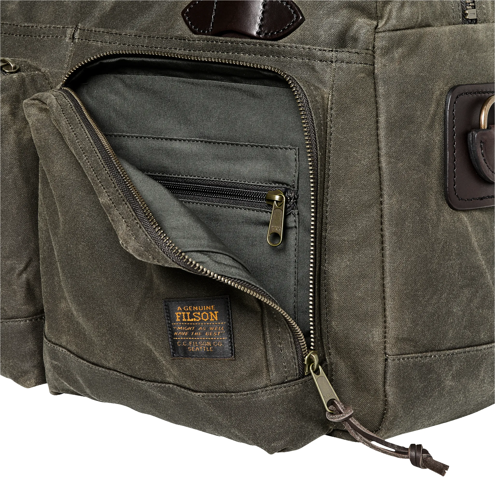 48 Hour Tin Cloth Duffle Bag - Otter Green sold by Filson product image thumbnail 3