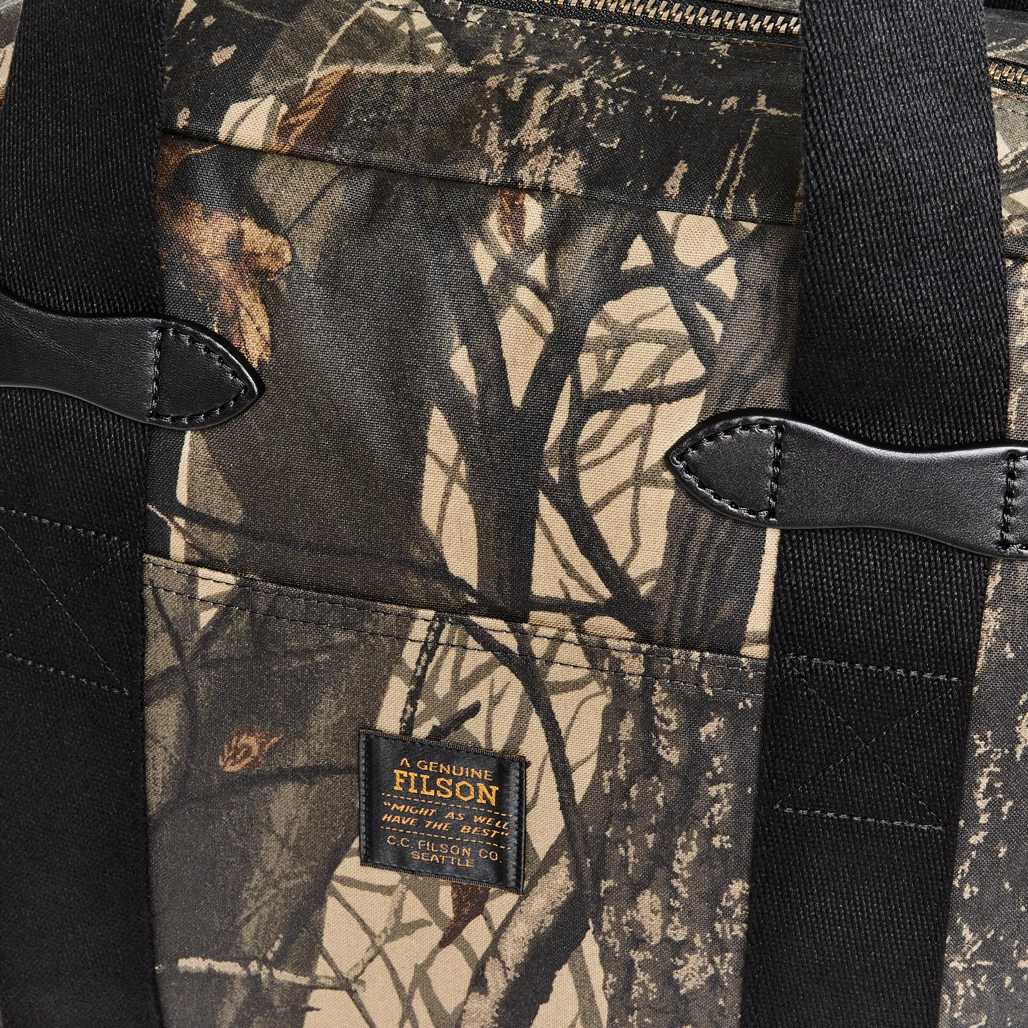Tin Cloth Zipper Tote Bag - Realtree Hardwoods Camo sold by Filson product image thumbnail 5