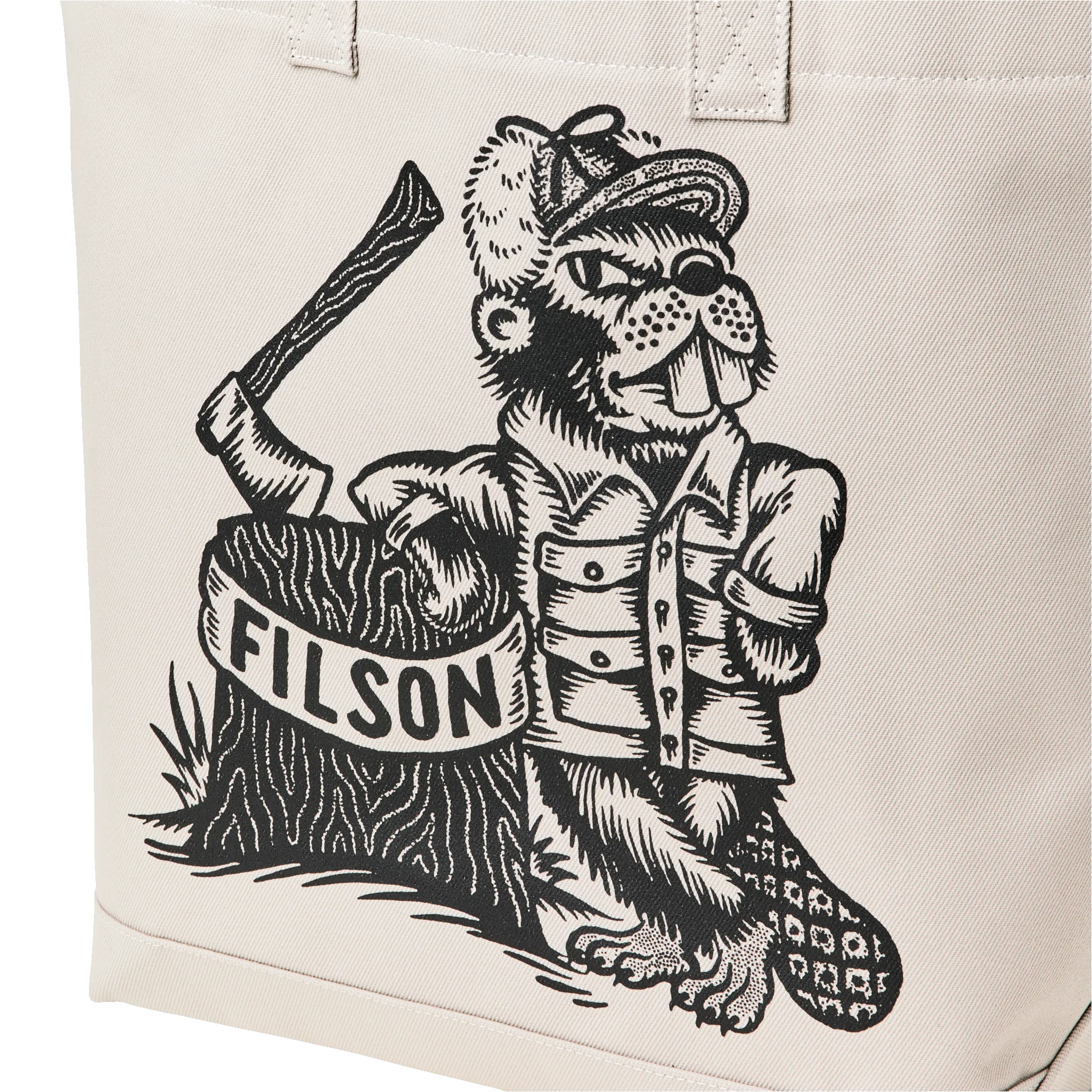 Kyler Martz Graphic Utility Tote - Twine / Beaver sold by Filson product image thumbnail 5