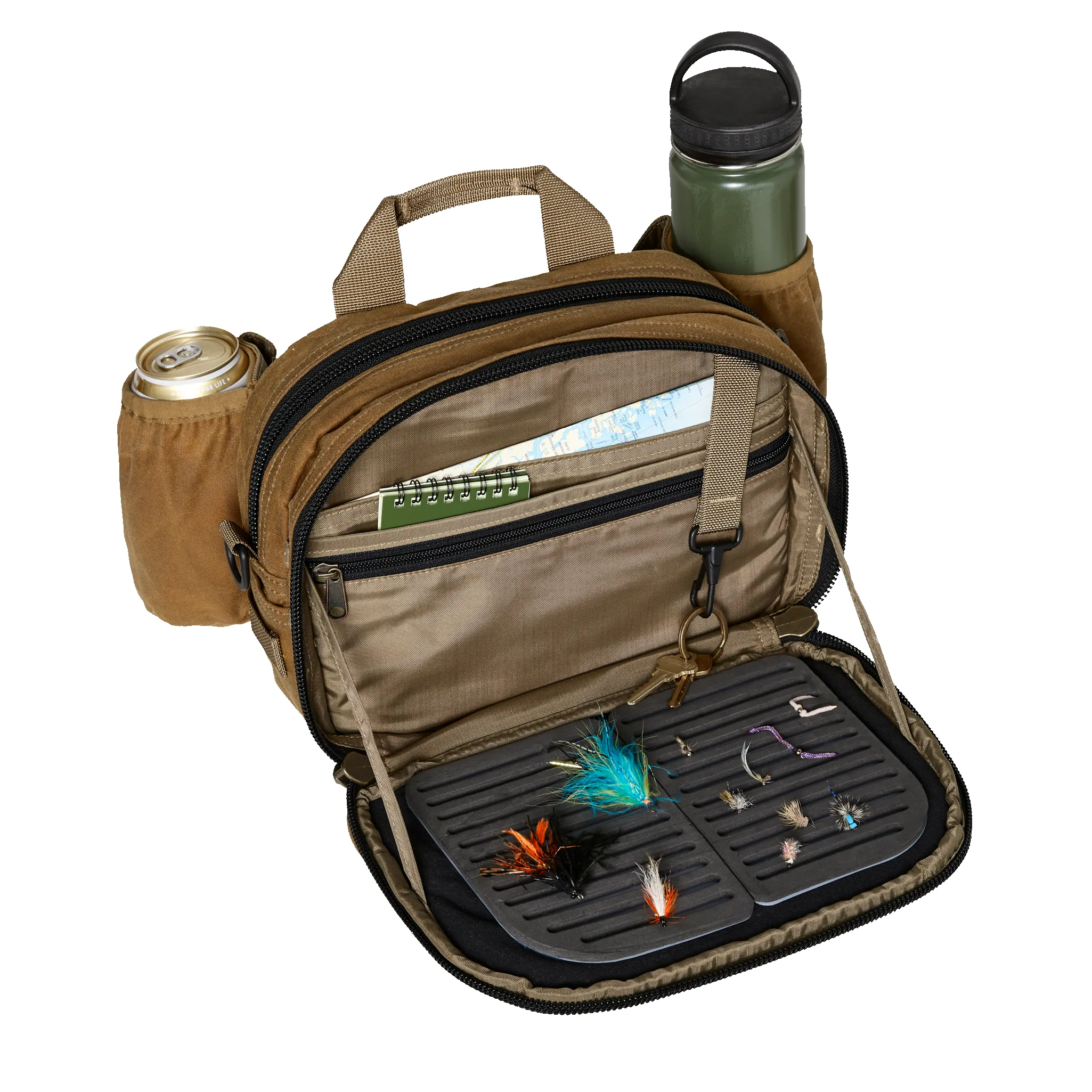 Tin Cloth Fishing Pack - Dark Tan sold by Filson product image thumbnail 5