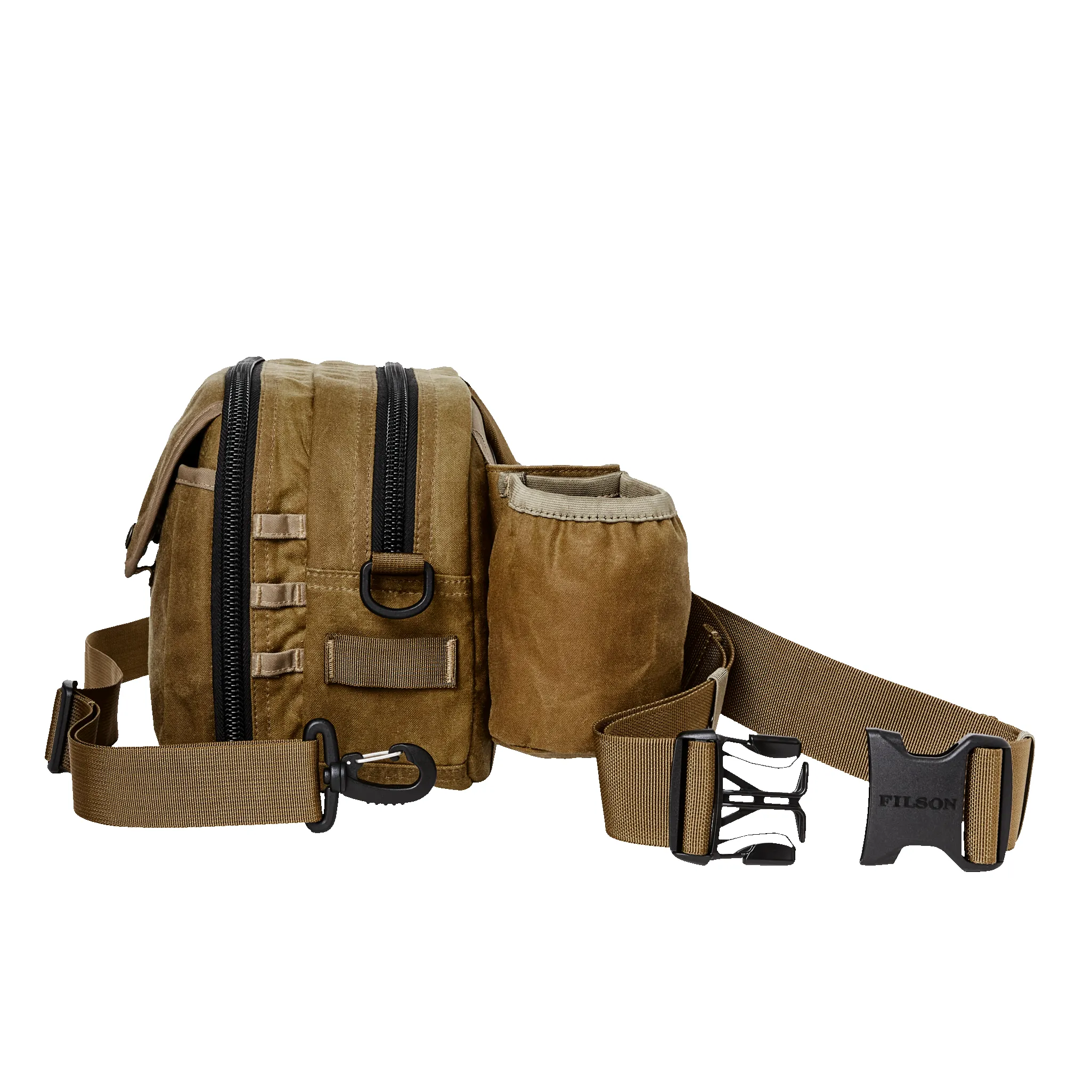 Tin Cloth Fishing Pack - Dark Tan sold by Filson product image thumbnail 3