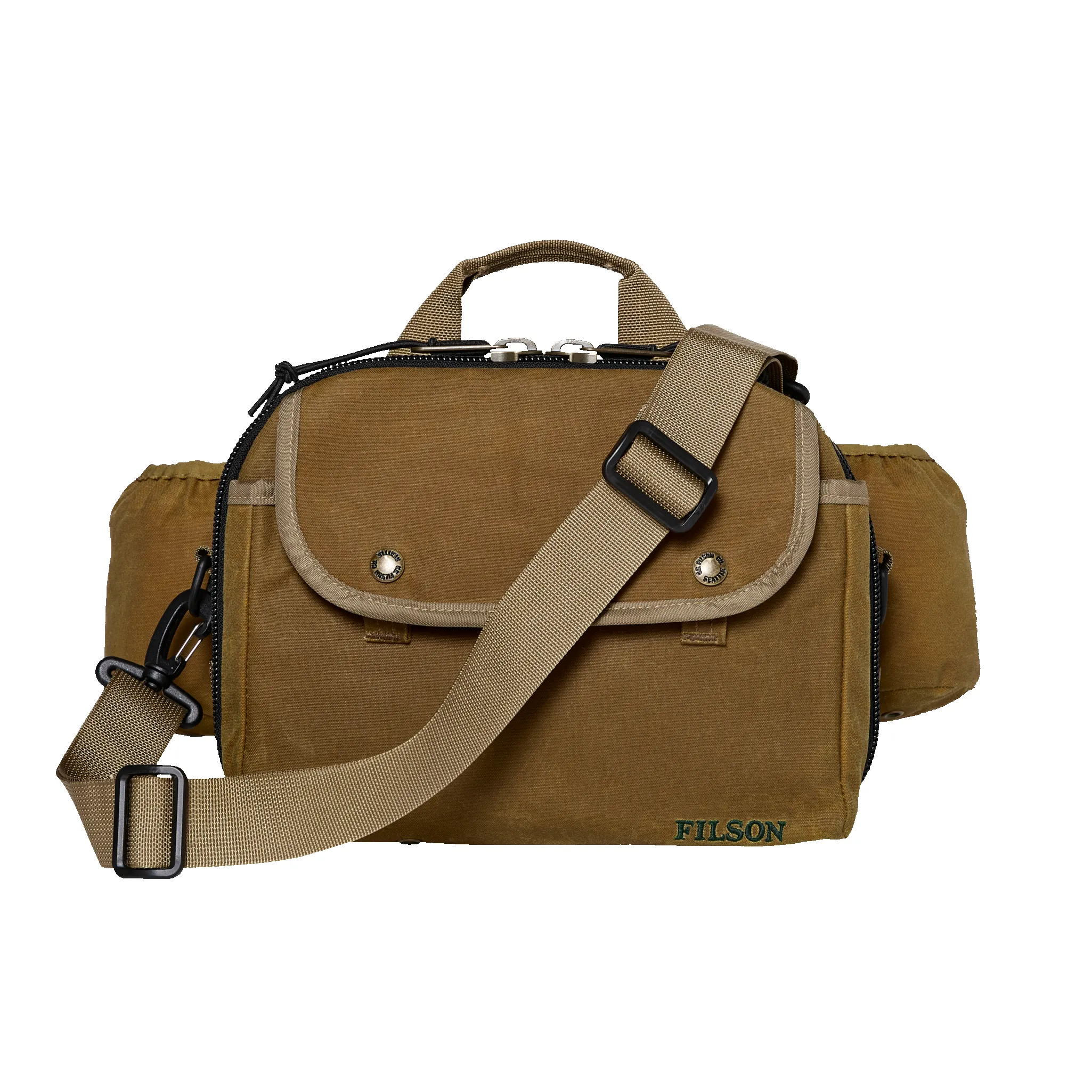 Tin Cloth Fishing Pack - Dark Tan sold by Filson