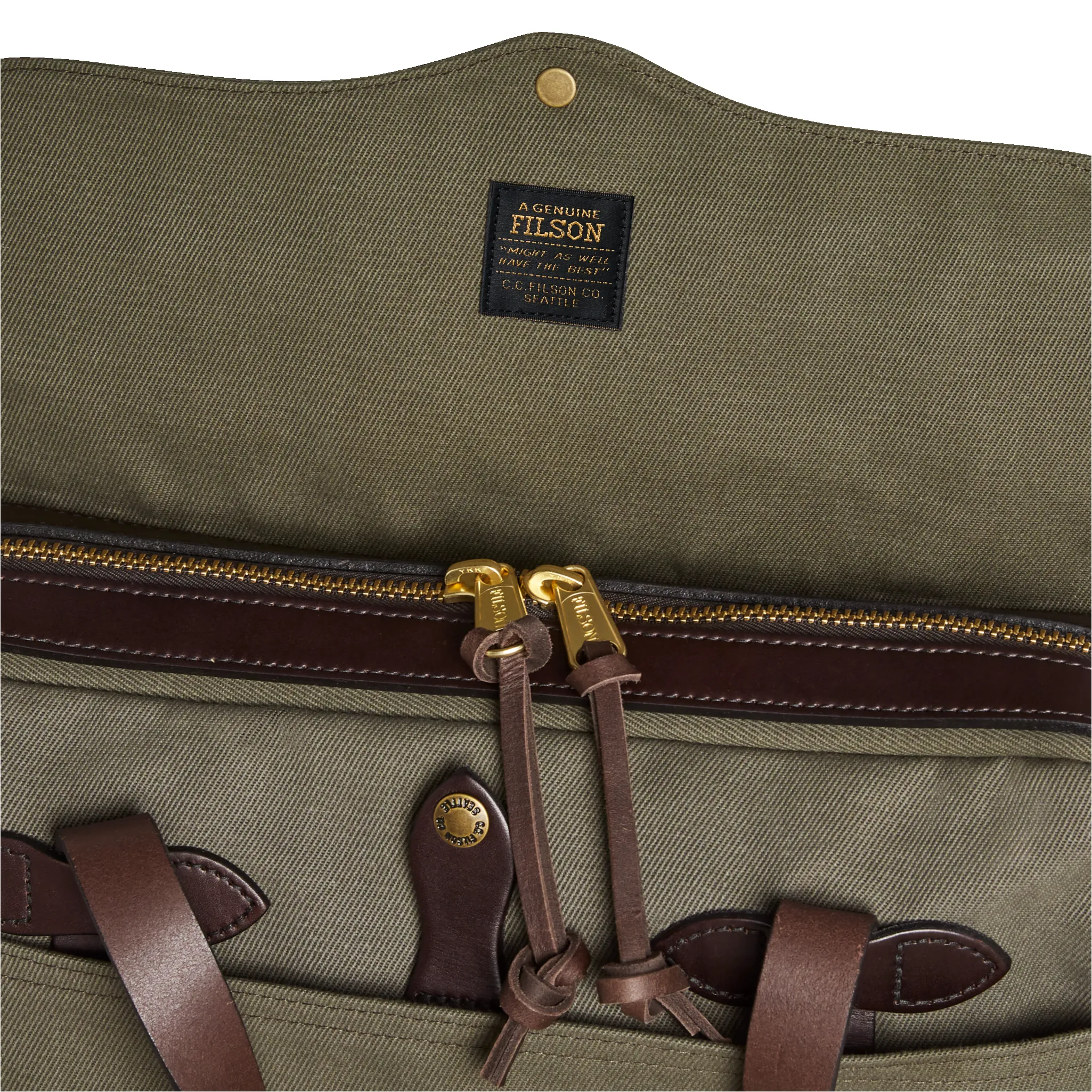 Rugged Twill Original Briefcase - Otter Green sold by Filson product image thumbnail 5
