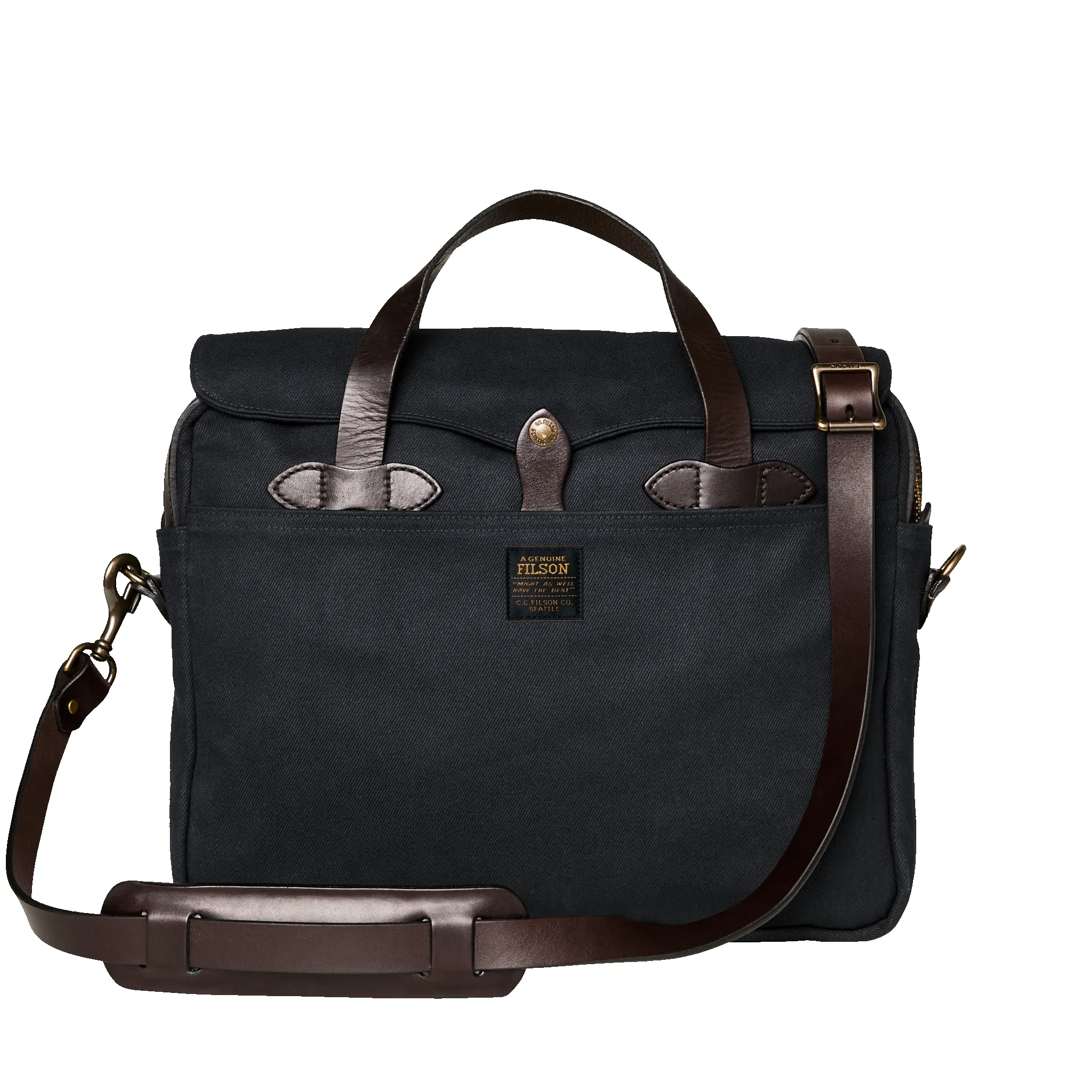 Rugged Twill Original Briefcase - Navy sold by Filson