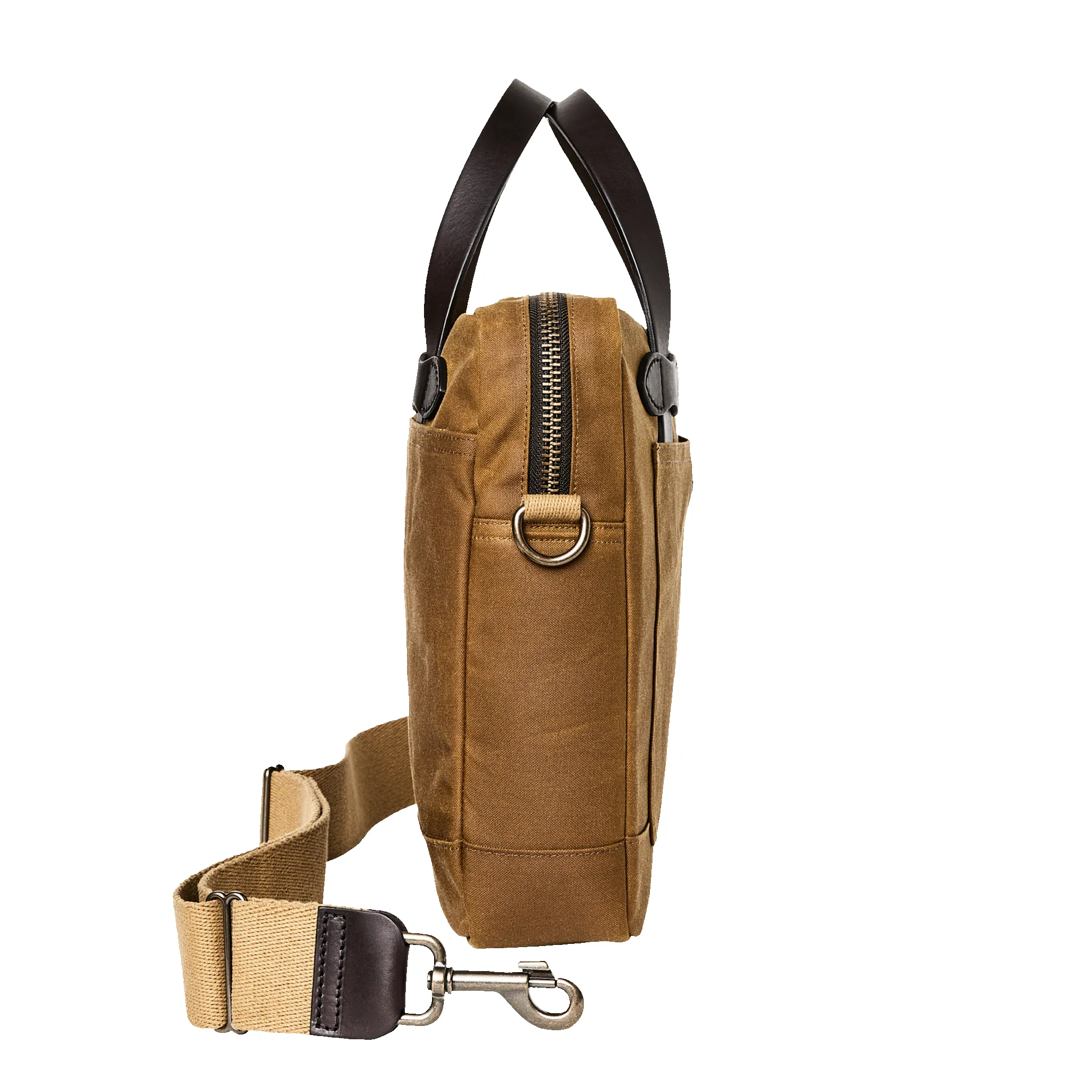 Tin Cloth Compact Briefcase - Dark Tan sold by Filson product image thumbnail 3