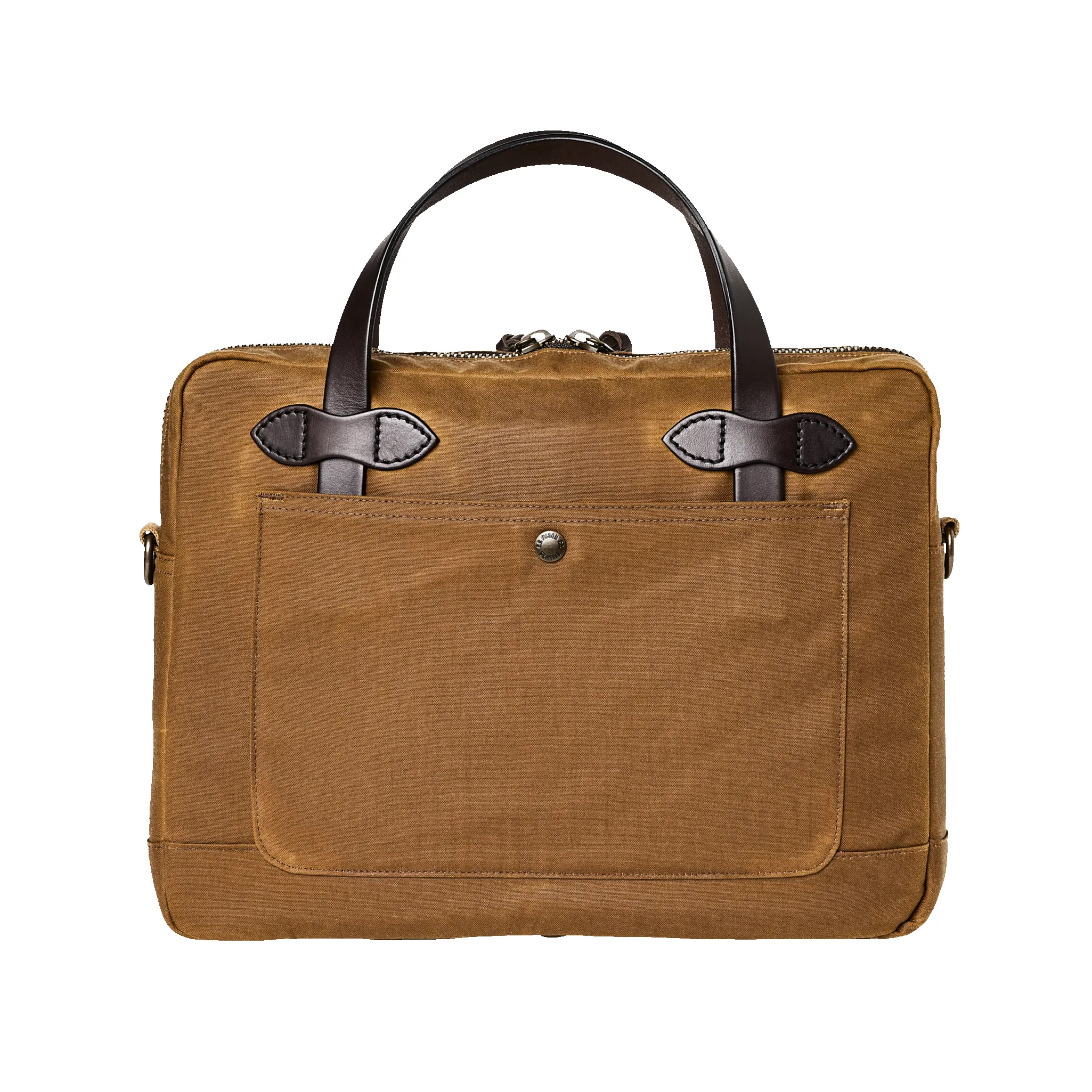 Tin Cloth Compact Briefcase - Dark Tan sold by Filson product image thumbnail 2