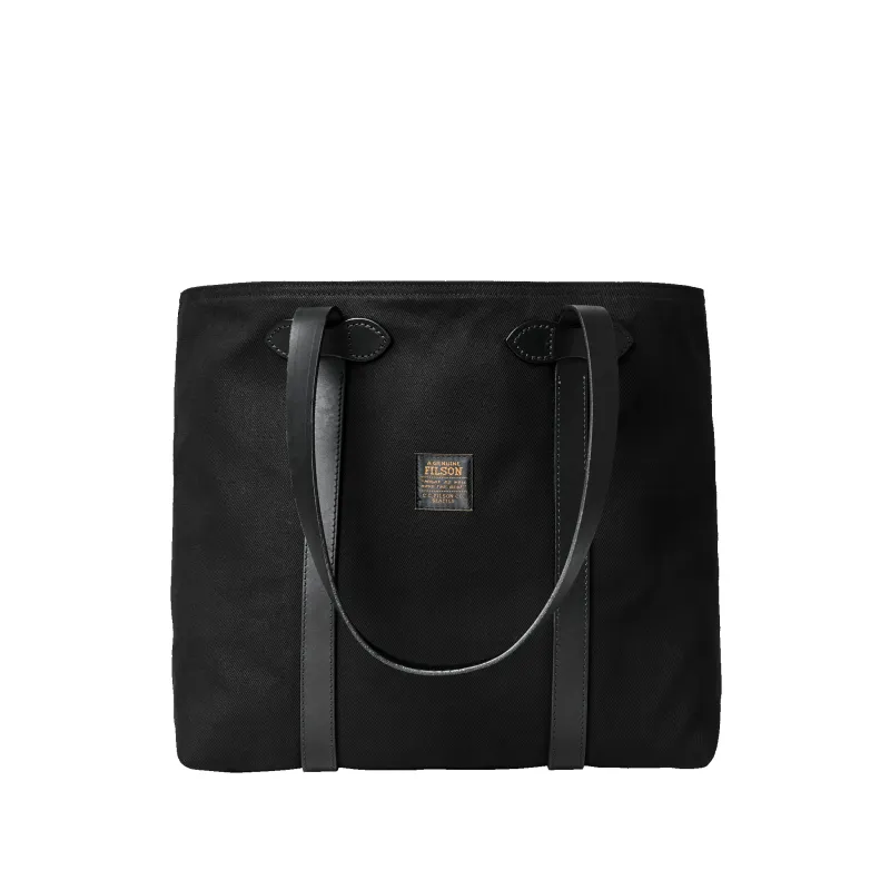 Rugged Twill Large Open Tote Bag - Black sold by Filson