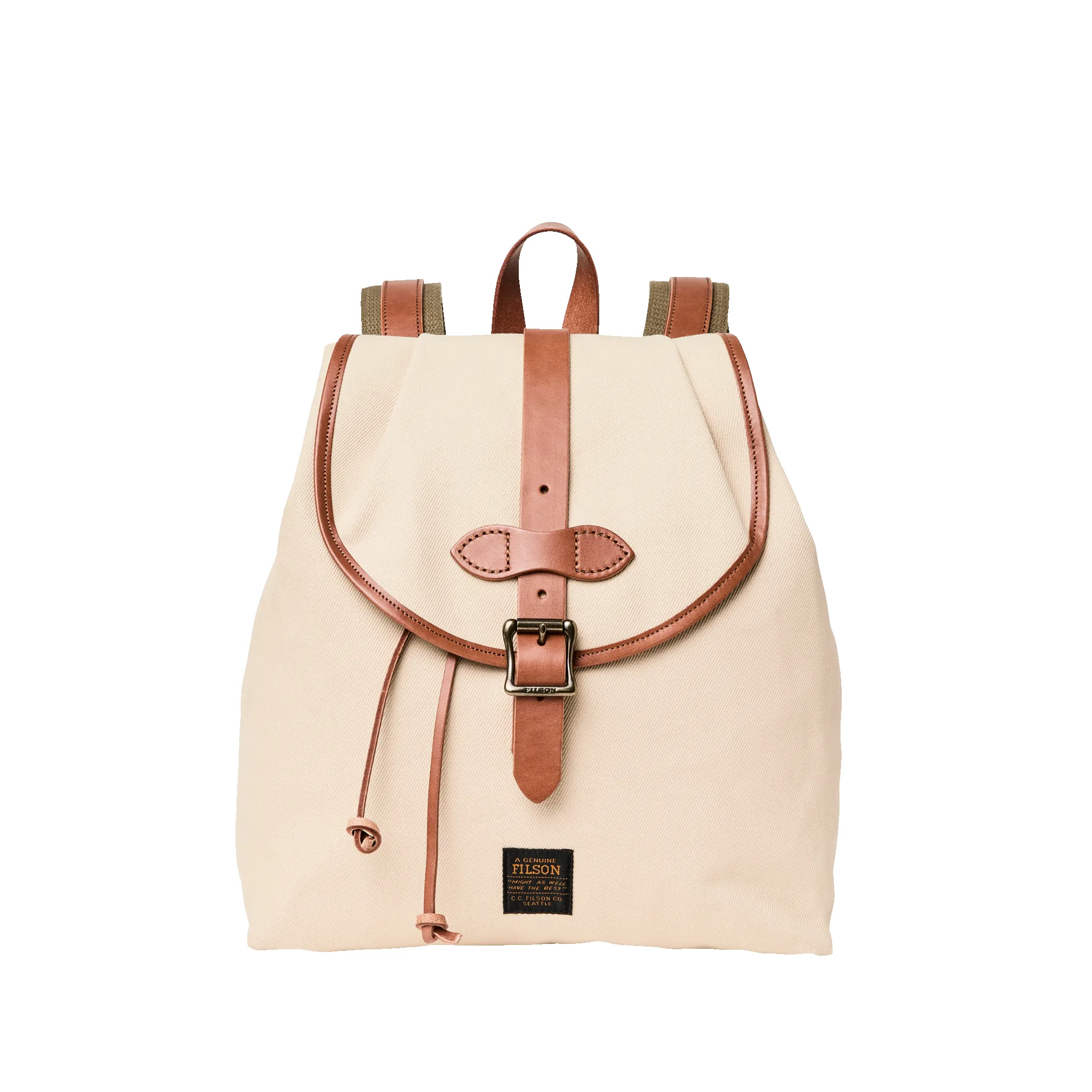 Rugged Twill Drawstring Backpack - Feather Gray sold by Filson