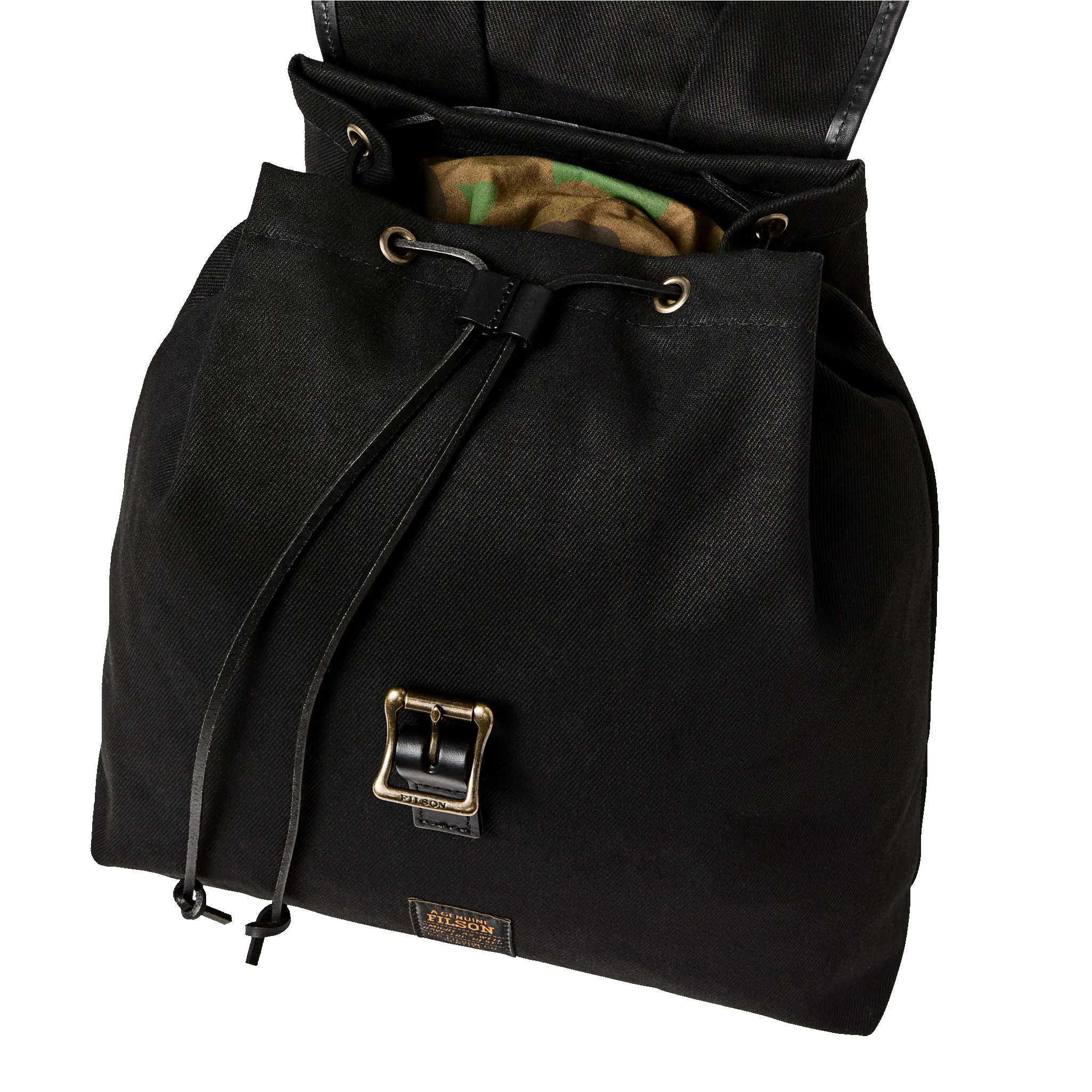 Rugged Twill Drawstring Backpack - Black sold by Filson product image thumbnail 5