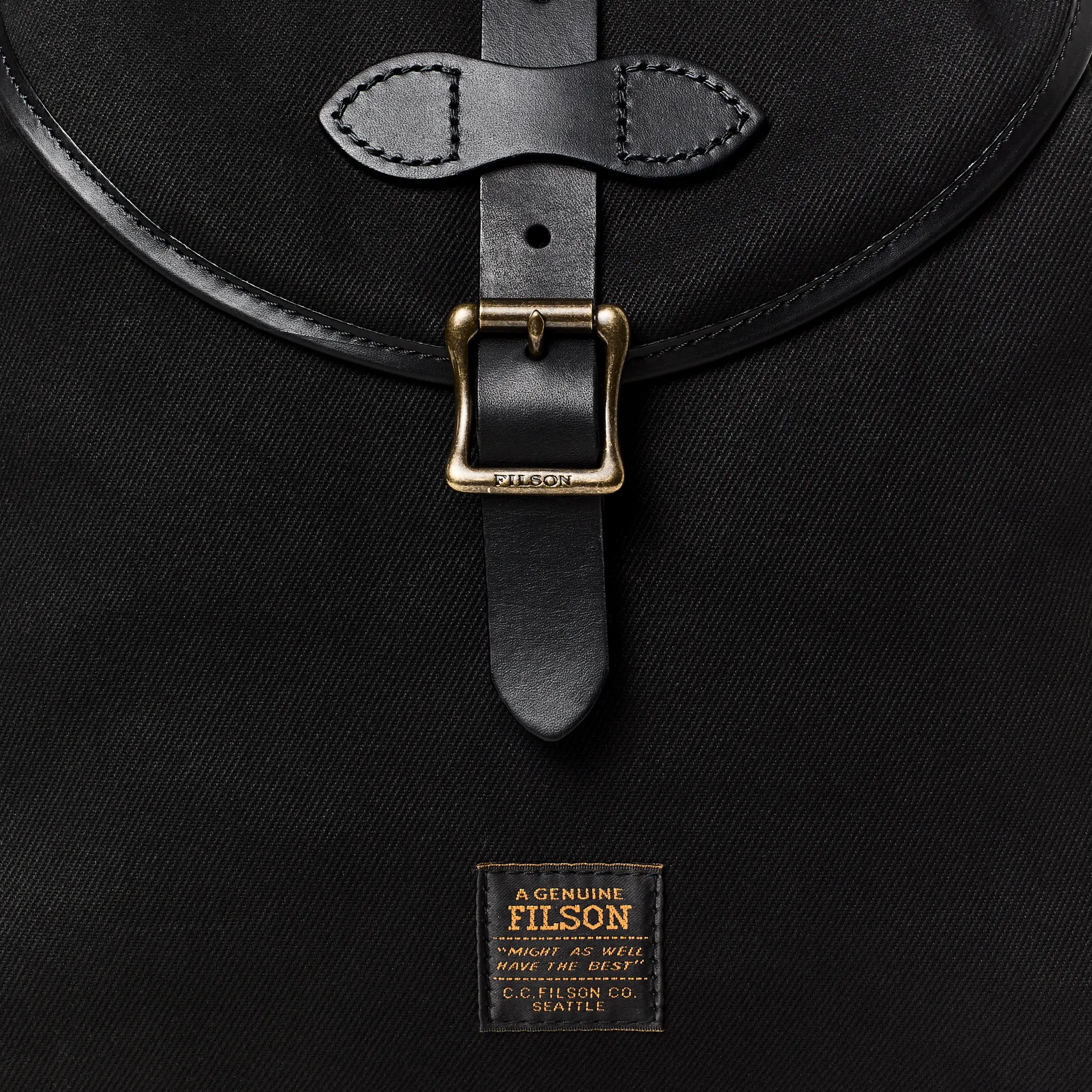 Rugged Twill Drawstring Backpack - Black sold by Filson product image thumbnail 4