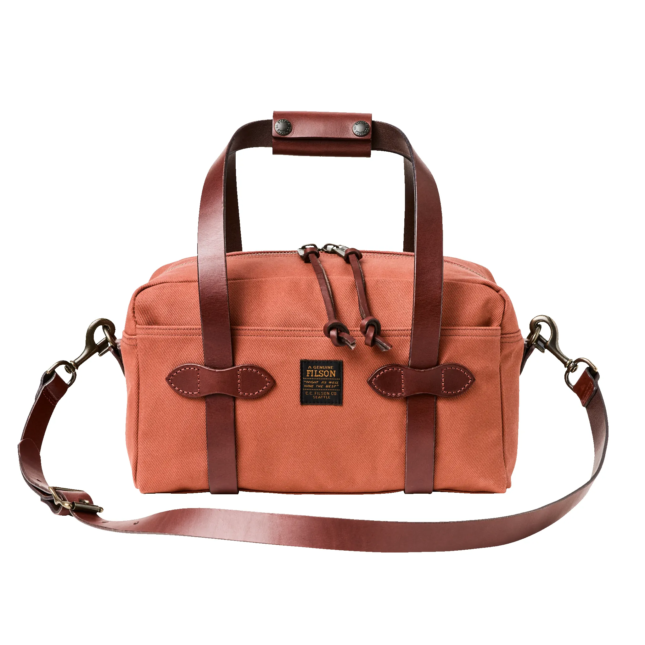 Rugged Twill Xs Compact Duffle Bag - Light Rust sold by Filson