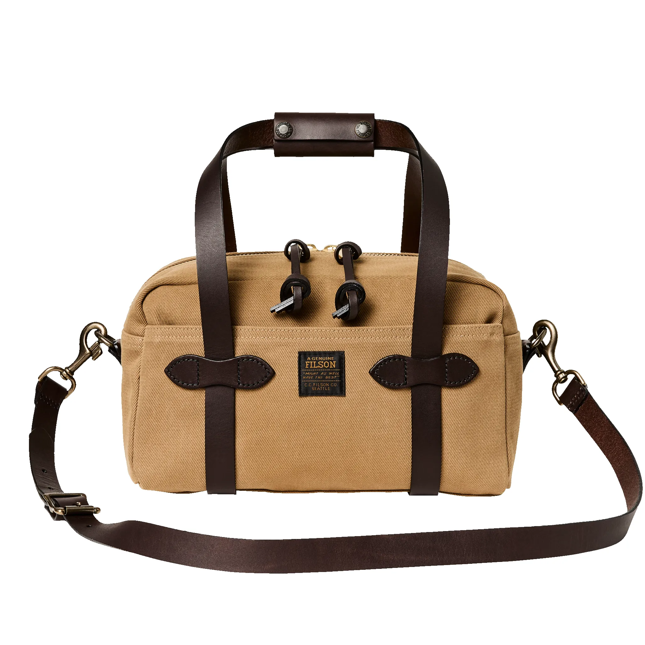 Rugged Twill Xs Compact Duffle Bag - Tan sold by Filson