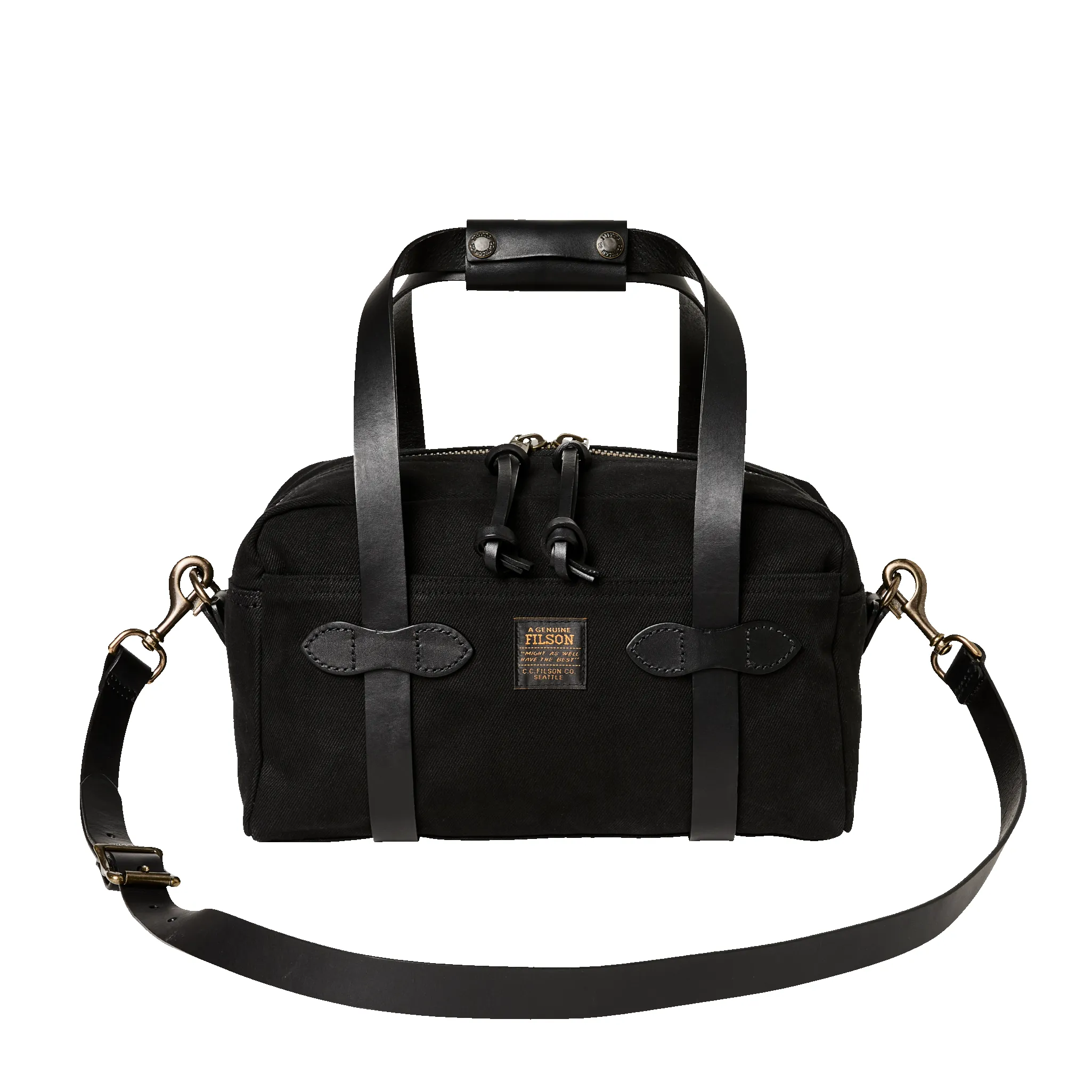 Rugged Twill Xs Compact Duffle Bag - Black sold by Filson