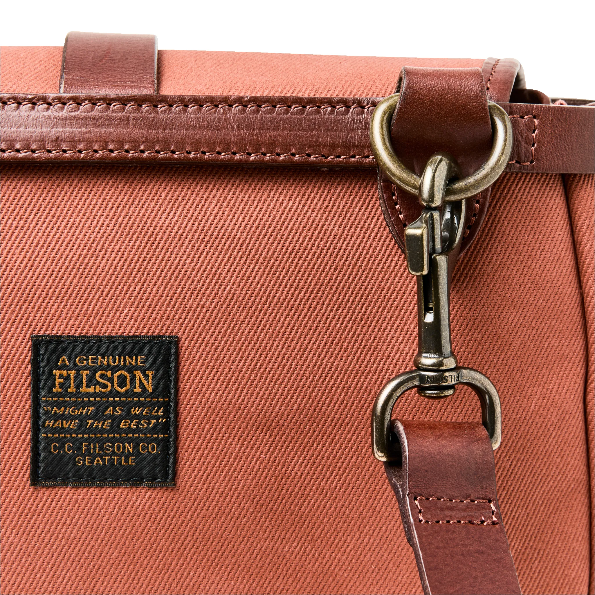 Rugged Twill Xs Field Bag - Light Rust sold by Filson product image thumbnail 5