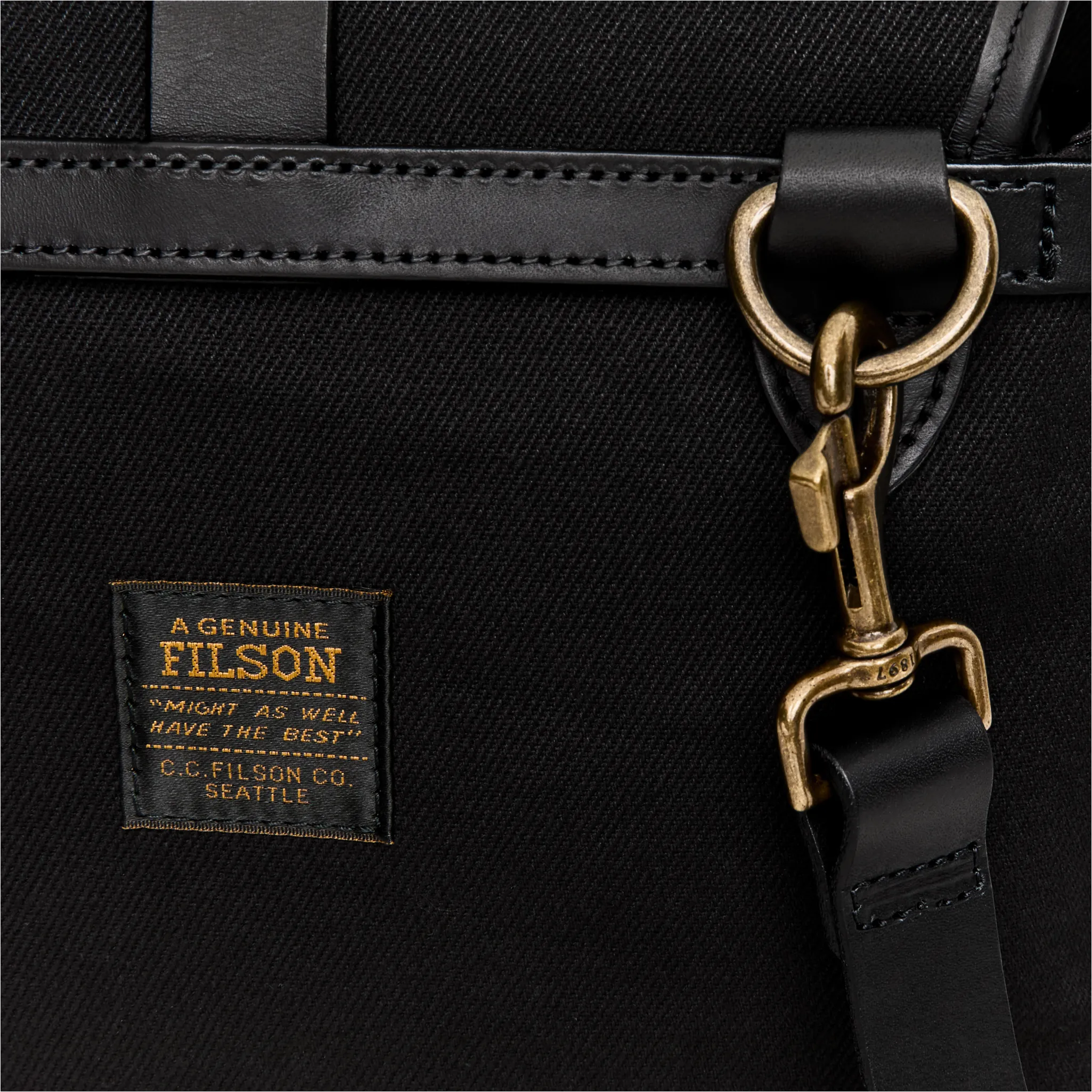 Rugged Twill Xs Field Bag - Black sold by Filson product image thumbnail 5