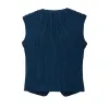 Women's Rustic Cable Knit Vest - Deep Blue sold by Filson