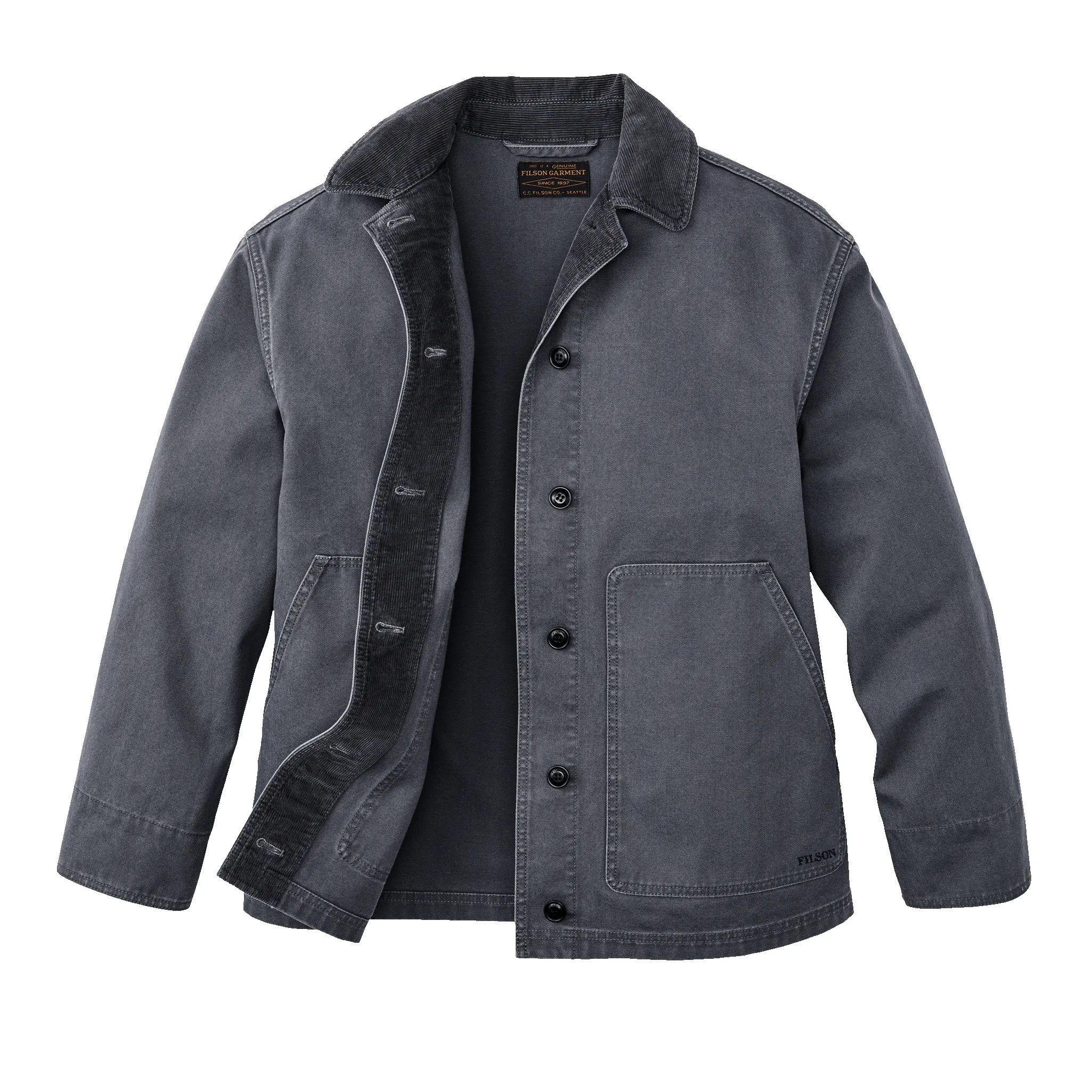 Women's Canvas Barn Coat - Storm Blue sold by Filson product image thumbnail 4