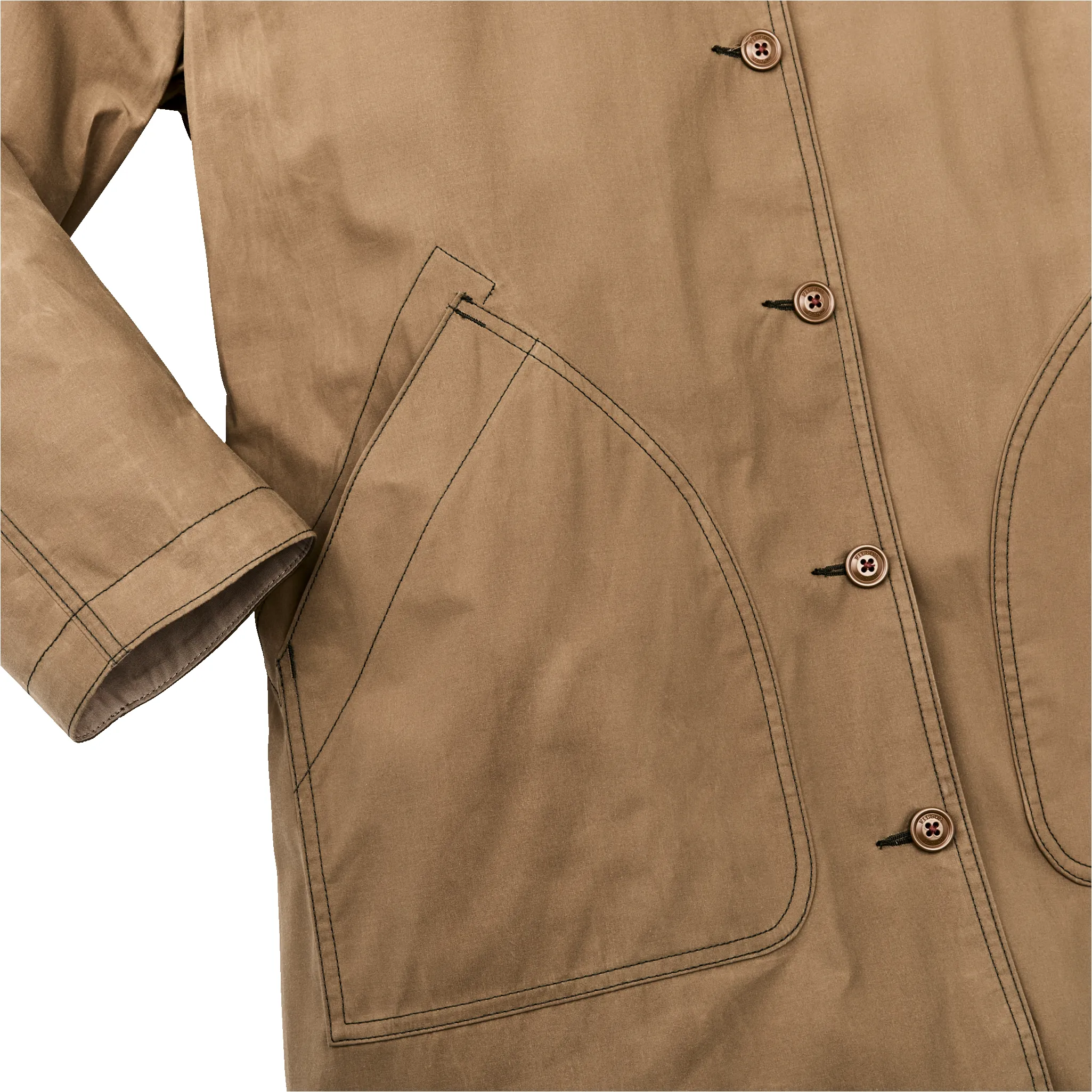 Women's Ranger Raincoat - Dark Beige sold by Filson product image thumbnail 5