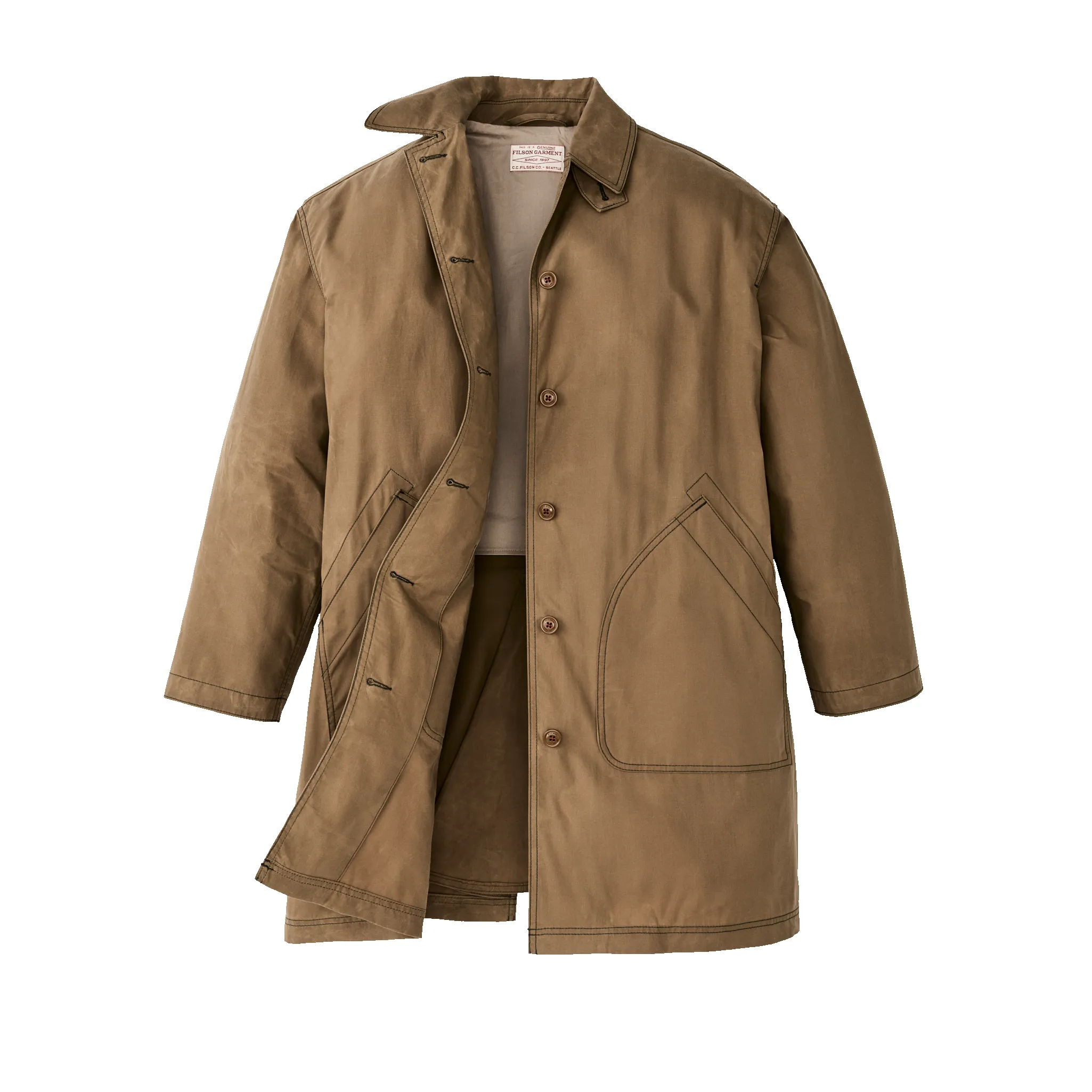 Women's Ranger Raincoat - Dark Beige sold by Filson product image thumbnail 3