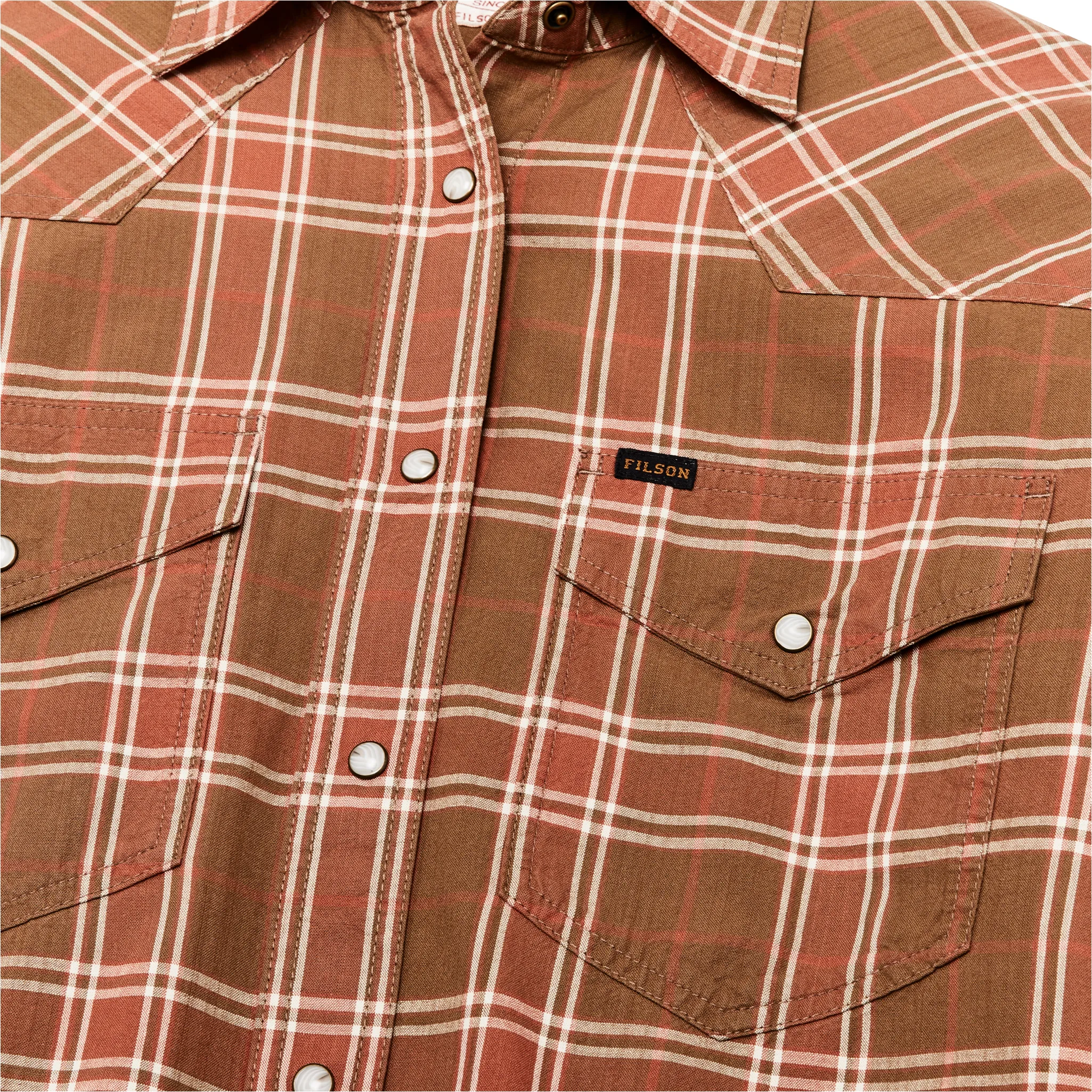 Women's Western Flannel Shirt - Clay Dust sold by Filson product image thumbnail 4