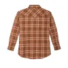 Women's Western Flannel Shirt - Clay Dust sold by Filson