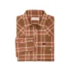 Women's Western Flannel Shirt - Clay Dust sold by Filson