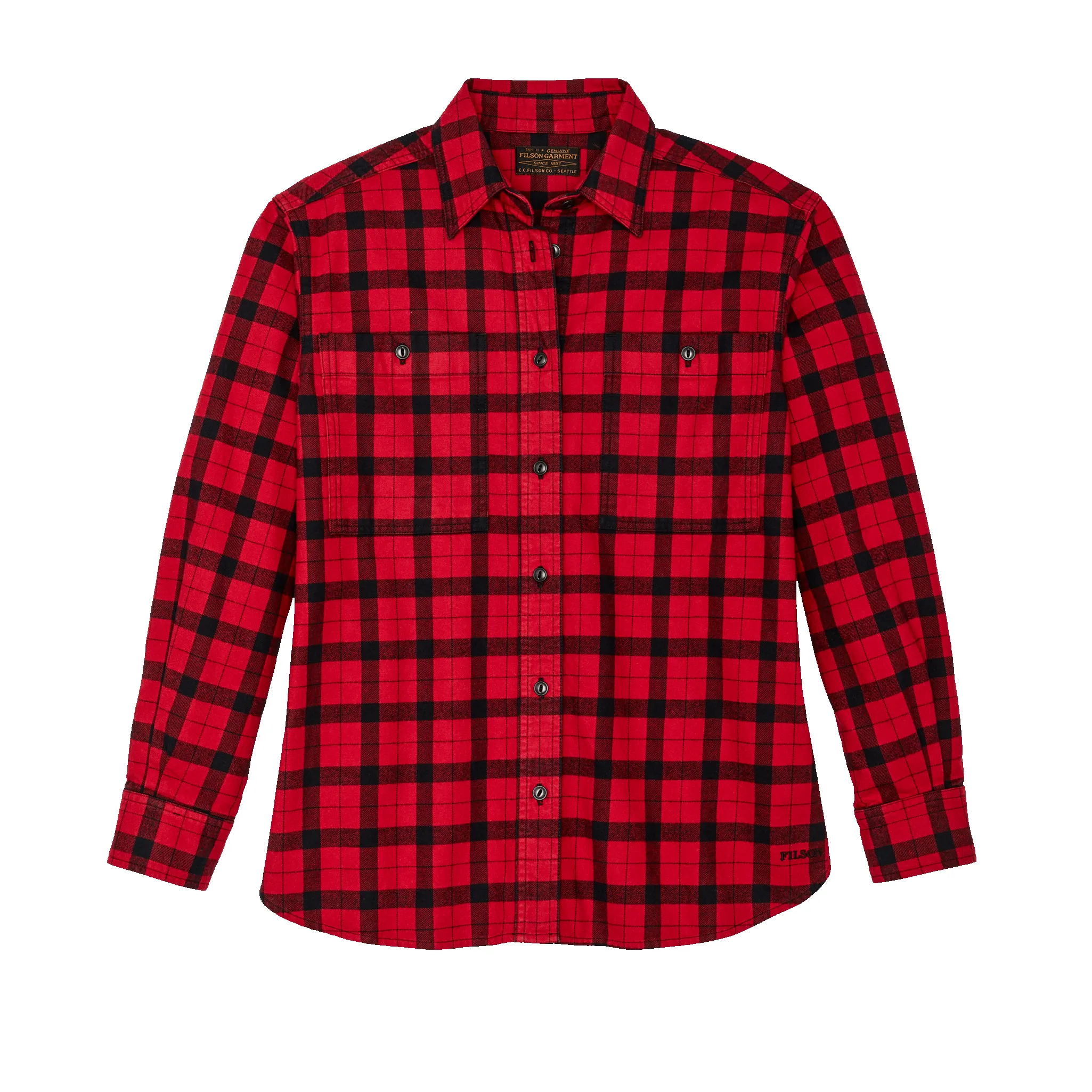 Women's Alaskan Guide Shirt - Red / Black Plaid sold by Filson
