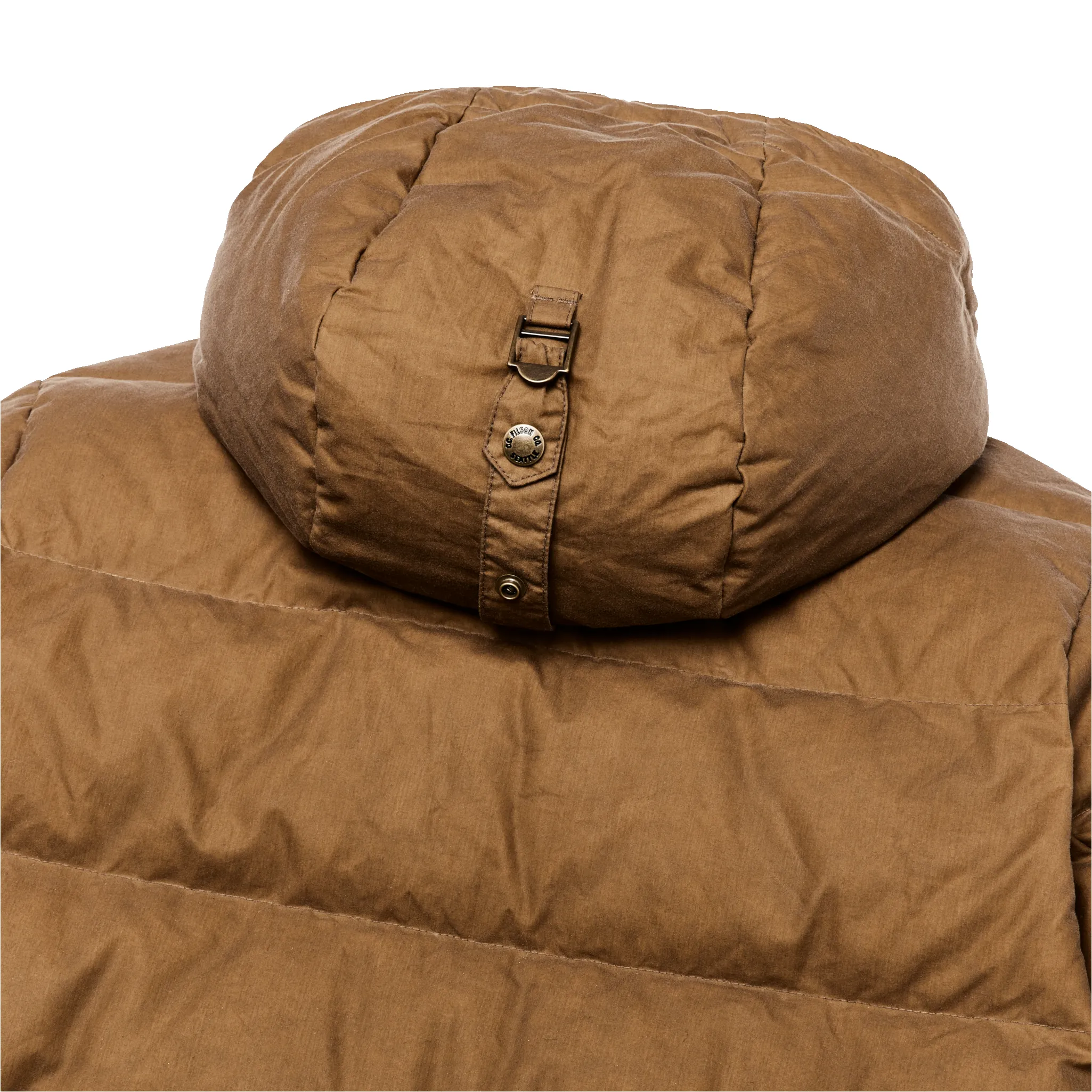 Women's Waxed Down Parka - Dark Tan sold by Filson product image thumbnail 5