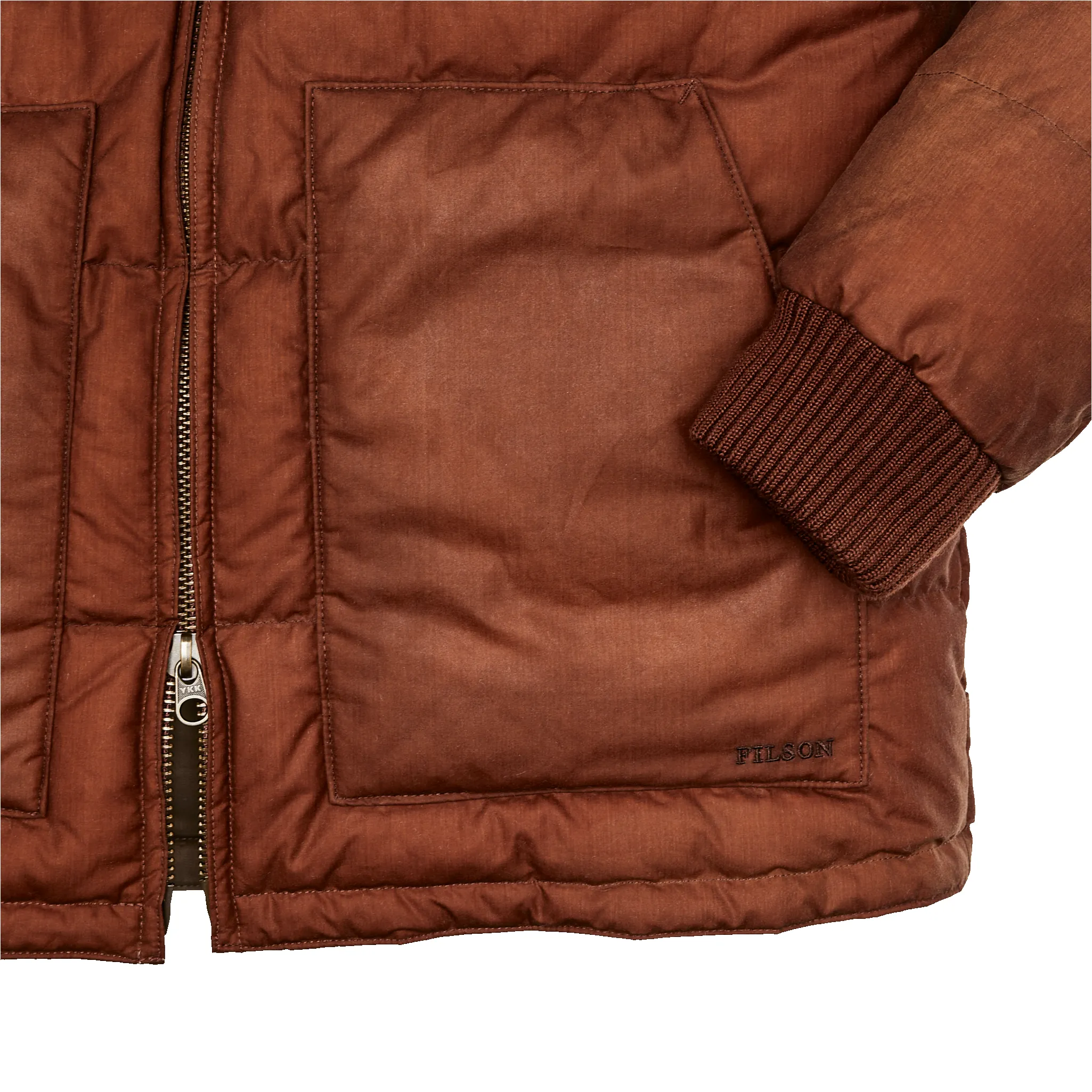 Women's Waxed Down Jacket - Madder Root sold by Filson product image thumbnail 5
