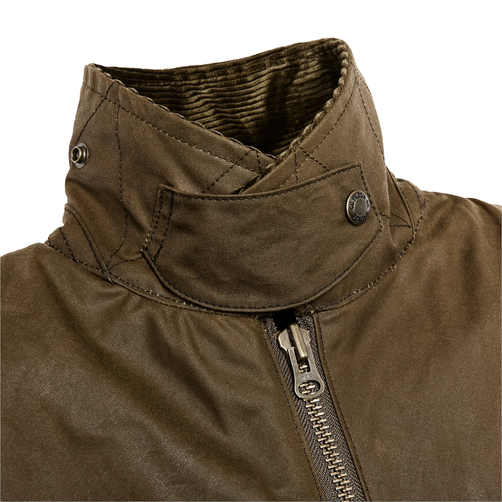 Women's Shelter Cloth Short Work Jacket - Dark Tan sold by Filson product image thumbnail 4