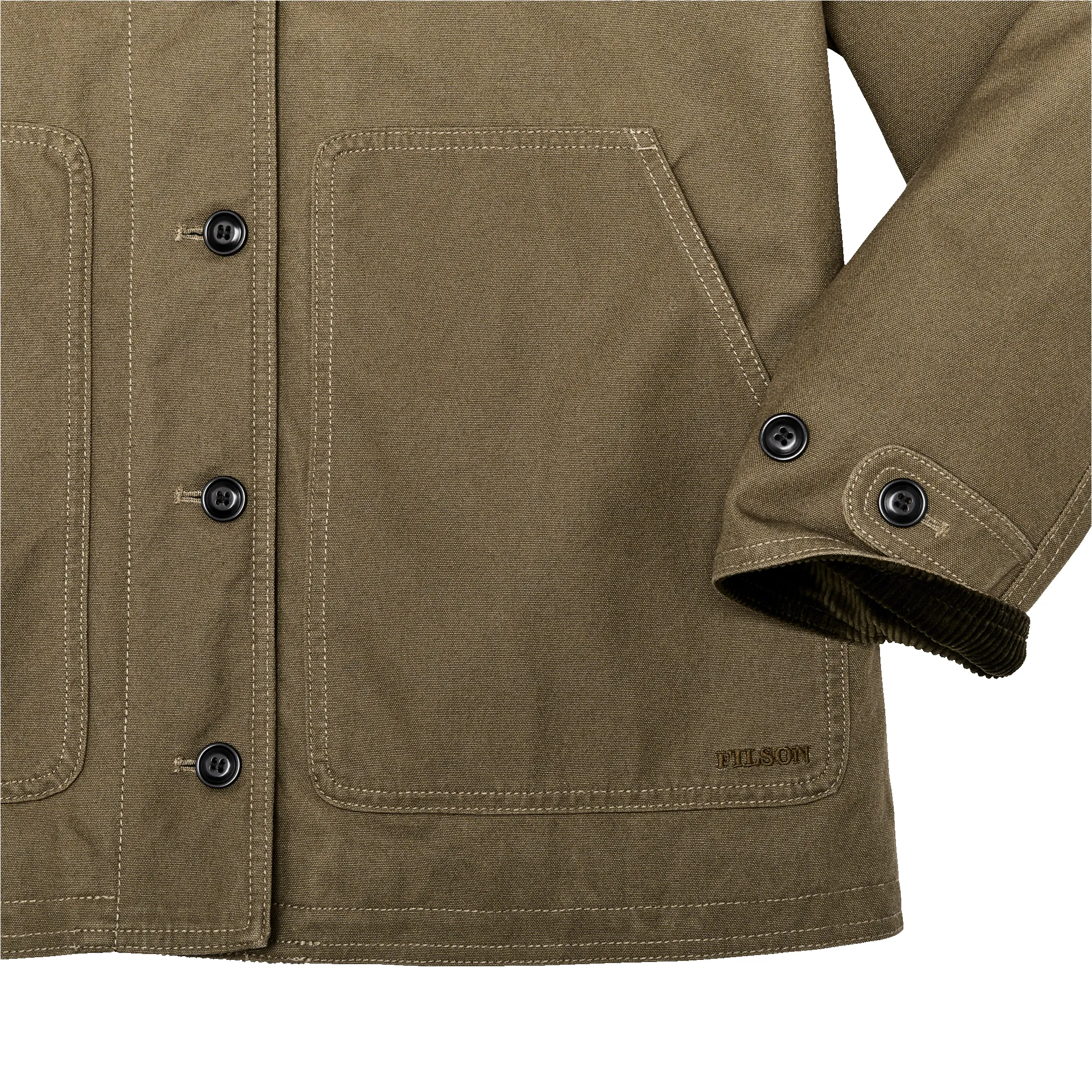 Women's Dry Tin Barn Coat - Marsh Olive sold by Filson product image thumbnail 4
