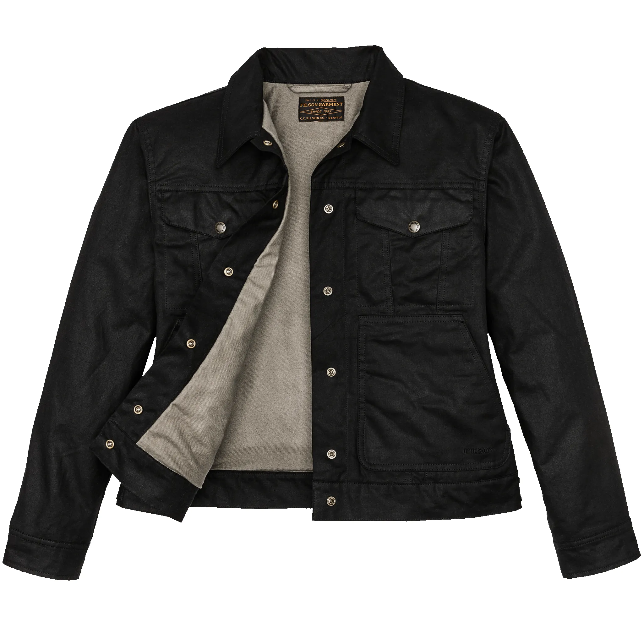 Women's Short Lined Cruiser Jacket - Black sold by Filson product image thumbnail 3