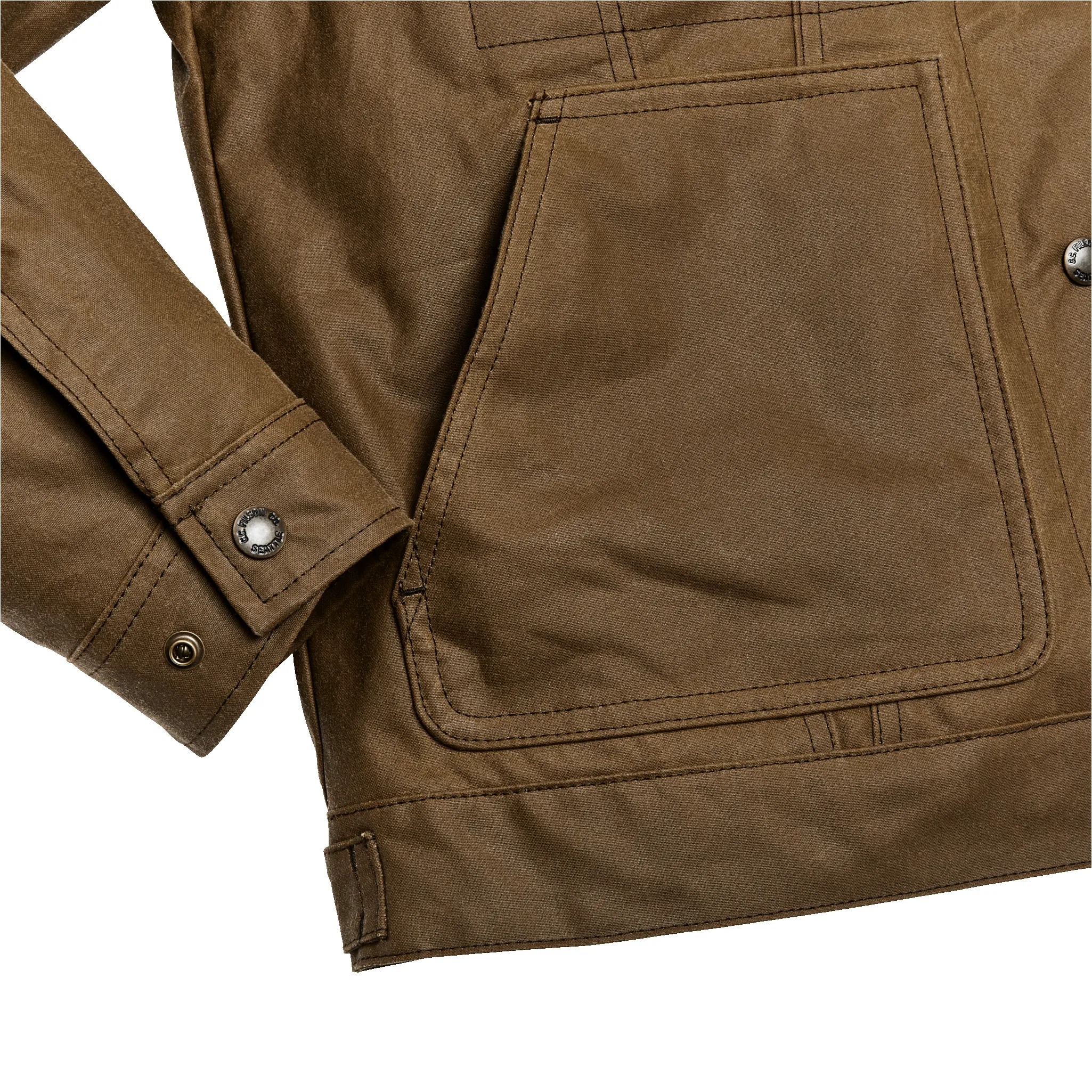 Women's Short Lined Cruiser Jacket - Dark Tan sold by Filson product image thumbnail 5