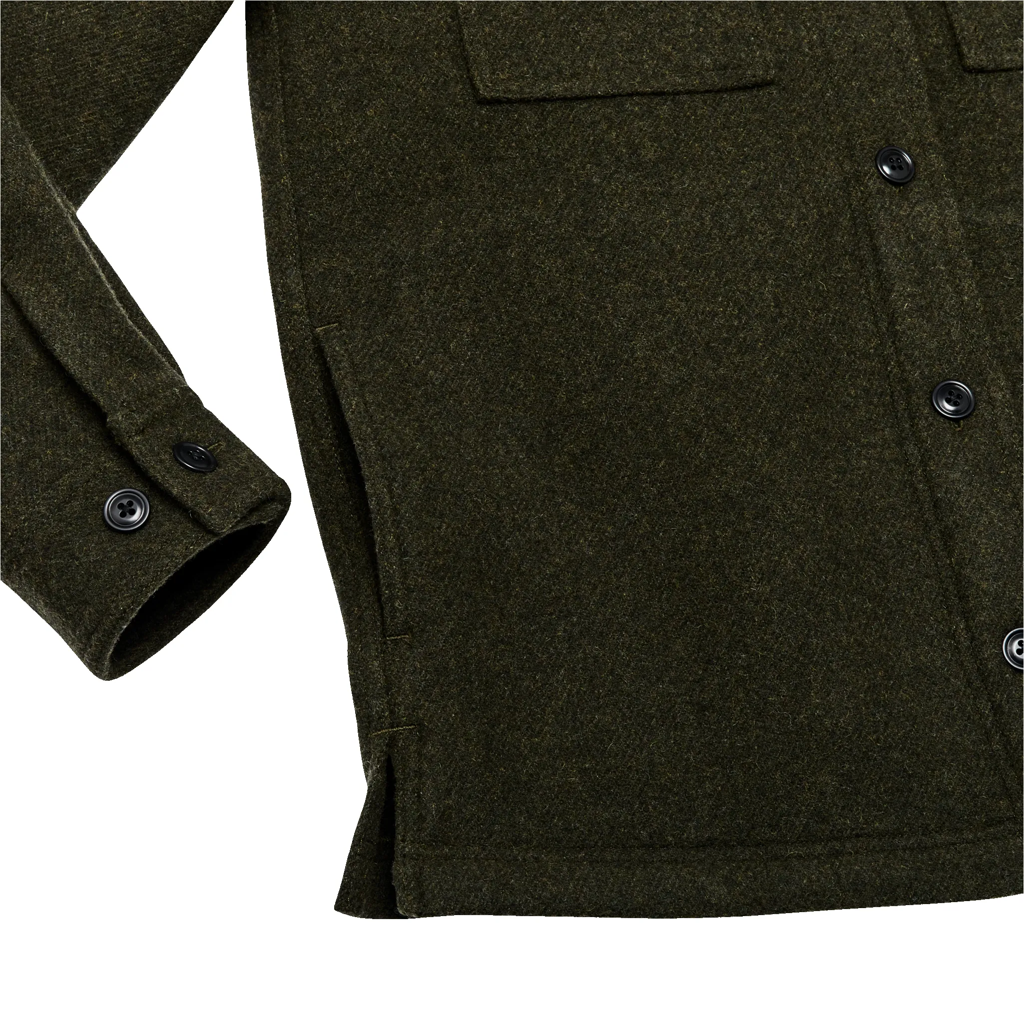Women's Seattle Wool Jac-shirt - Forest Green sold by Filson product image thumbnail 4