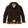 Women's Jacquard Wool Cruiser Jacket - Brown / Khaki Moose sold by Filson