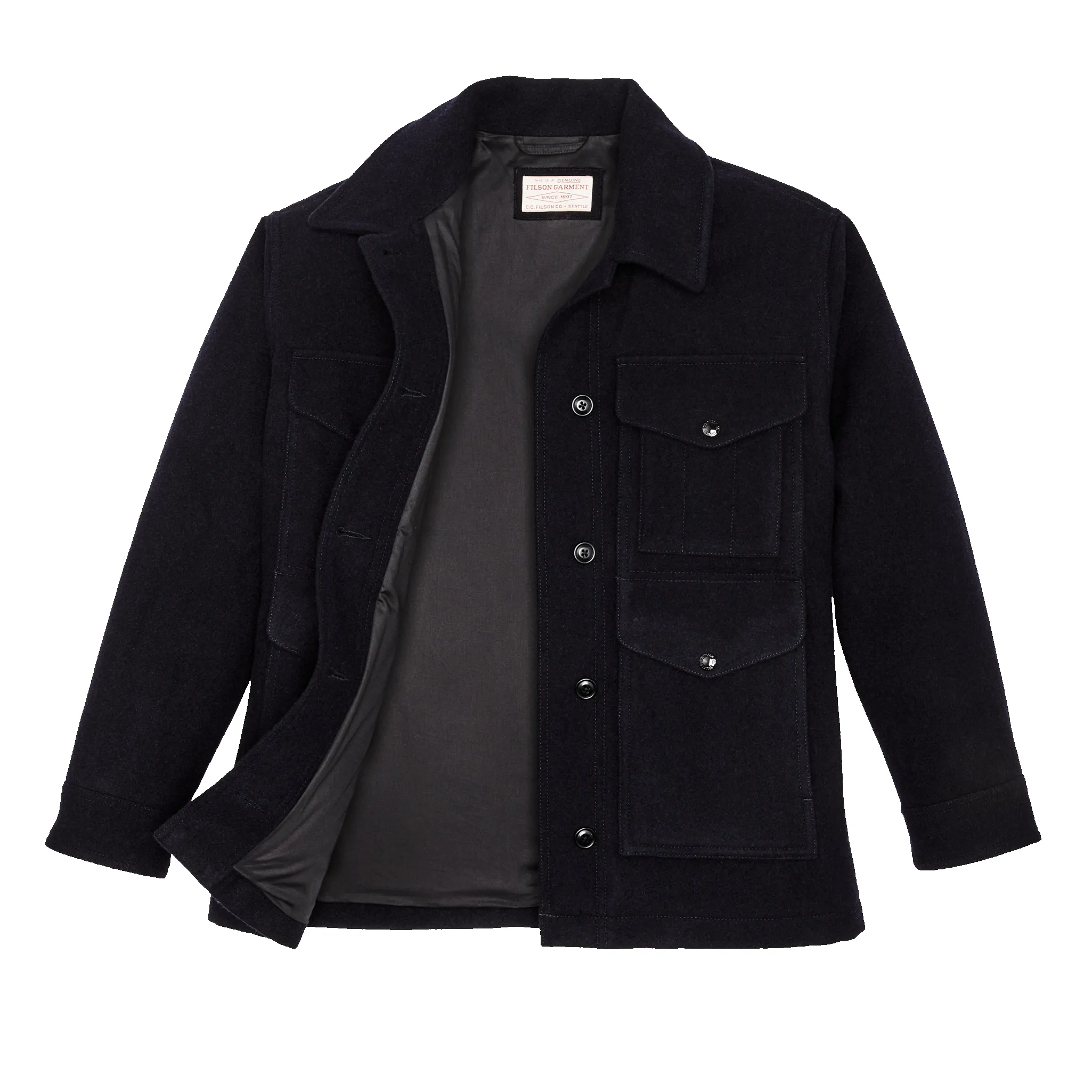 Women's Mackinaw Wool Cruiser Jacket - Navy sold by Filson product image thumbnail 3