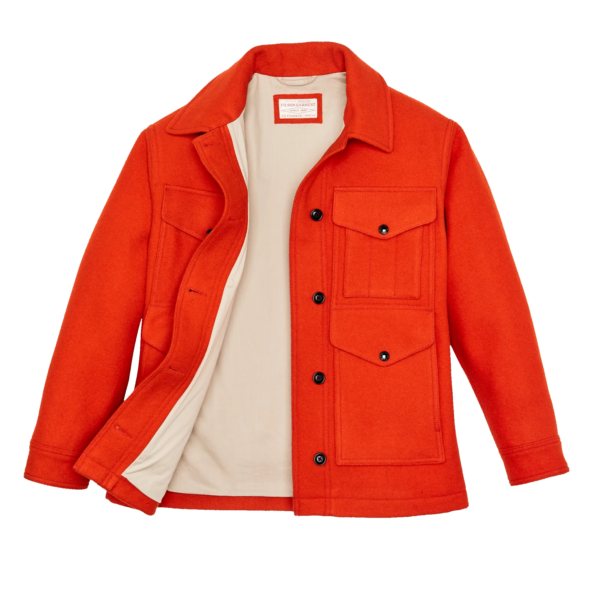 Women's Mackinaw Wool Cruiser Jacket - Flame sold by Filson product image thumbnail 3