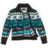 Women's Fair Isle Cardigan - Animal / Multi sold by Filson