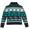 Women's Fair Isle Cardigan - Animal / Multi sold by Filson