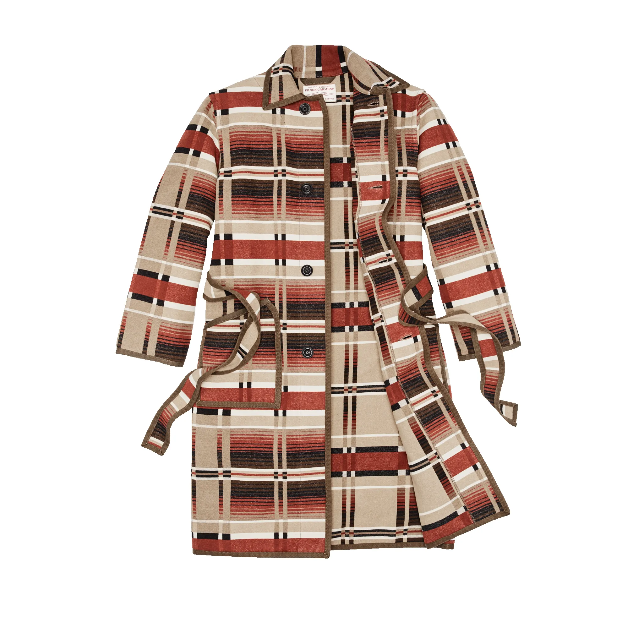 Beartooth Robe - Bloodstone / Tan Ombre sold by Filson product image thumbnail 3